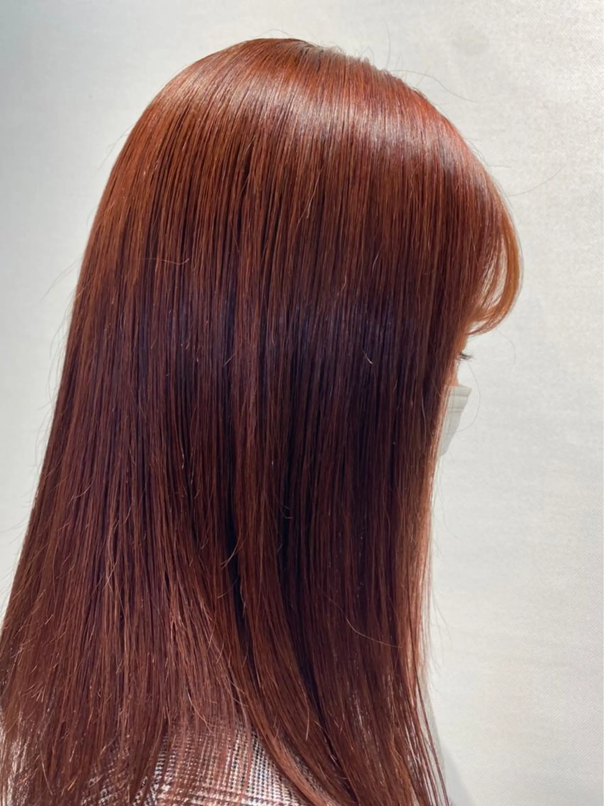 ロング カラー ヘアアレンジ 國領 真央のヘアスタイル