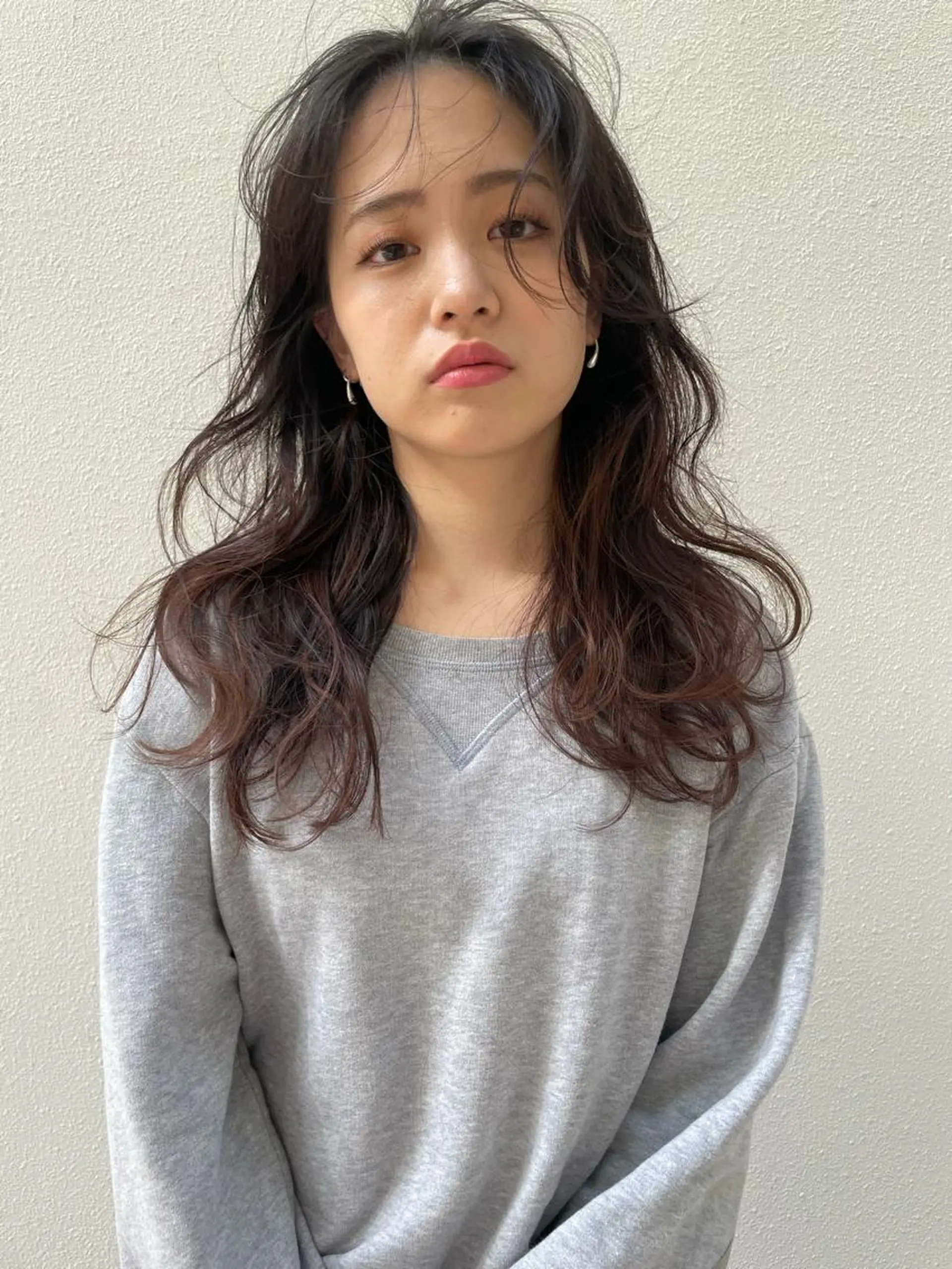 ミディアム カラー カット suvvy hairsalonのヘアスタイル