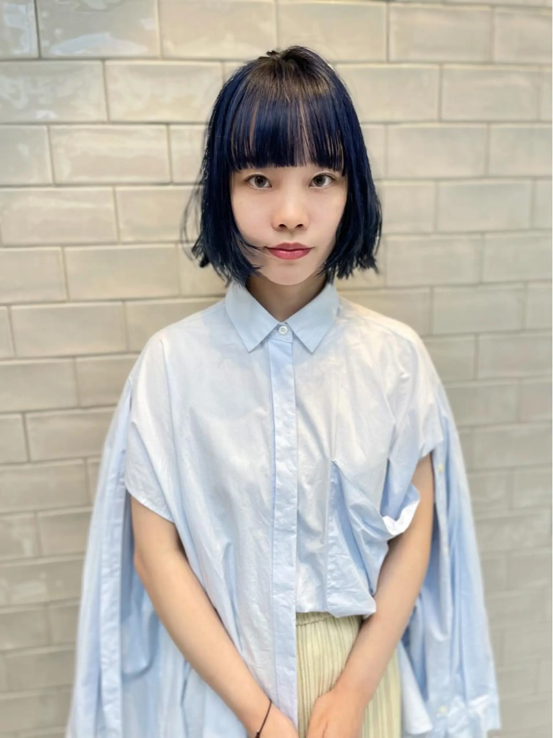 ショート カラー カット ヘアカラー トリートメント SALOWIN所属・ブリーチ✨ ボブ✨レイヤーのヘアスタイル