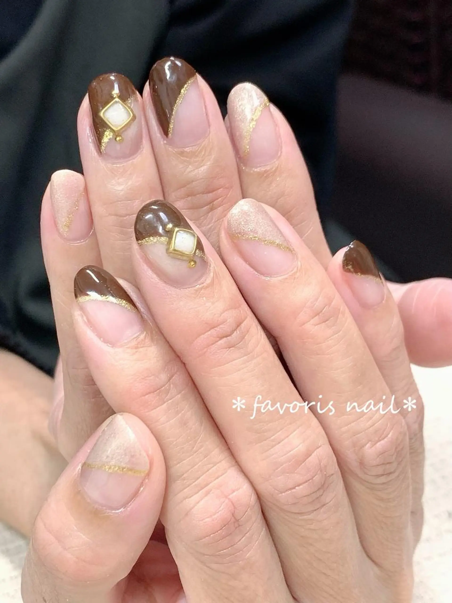 ネイル ハンドネイル favoris nail🌼のネイルデザイン