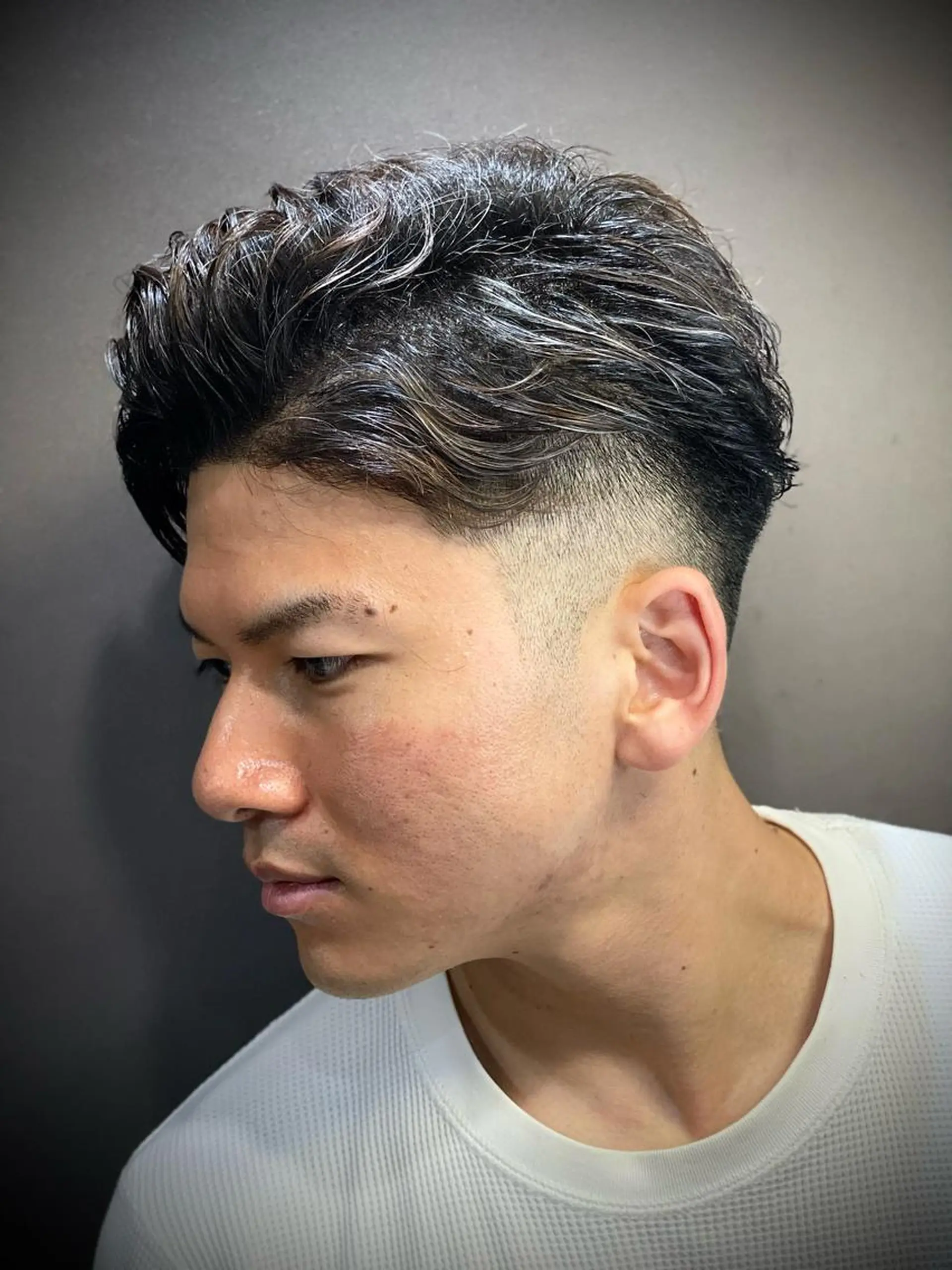 ショート パーマ 浅見 天翔のヘアスタイル