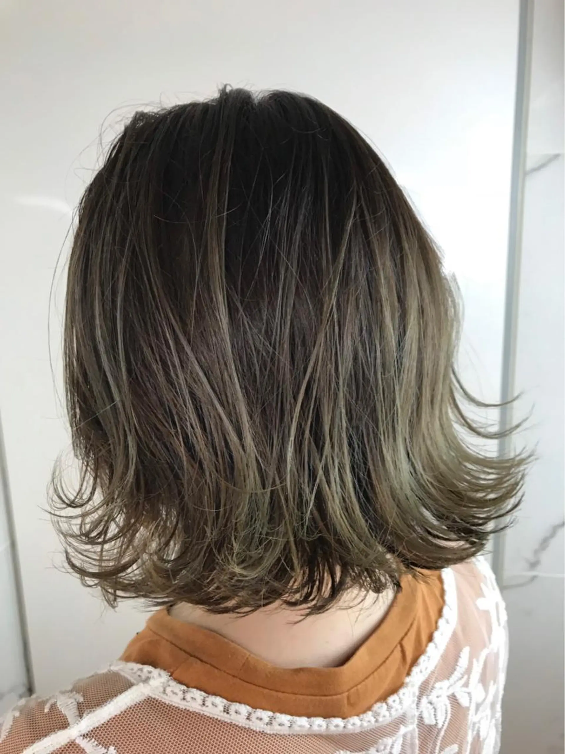 ミディアム カラー 髪質改善IENA店長 小泉拓のヘアスタイル