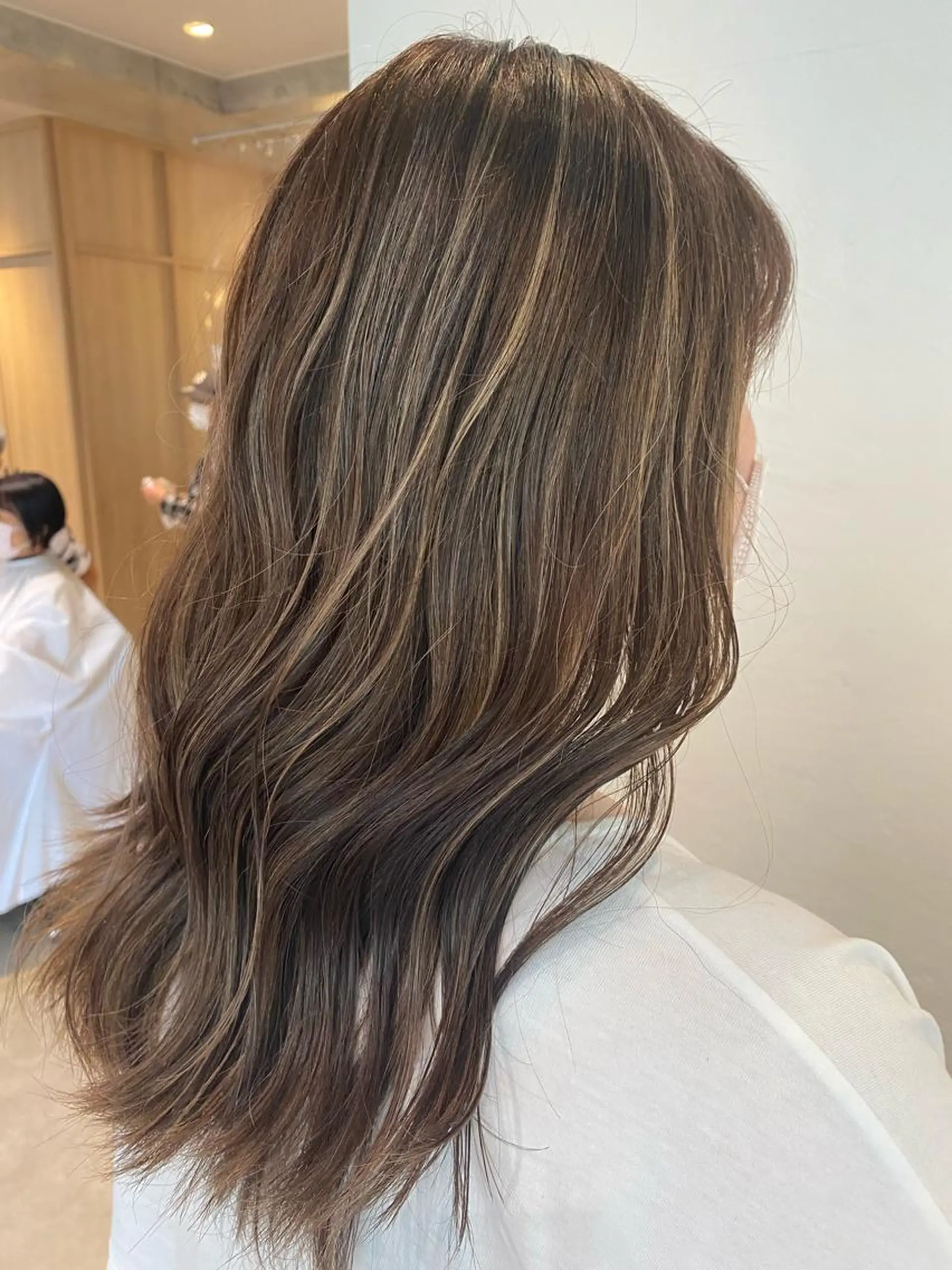カラー AO所属・RISAKO 艶髪モテヘア🎀府中のヘアスタイル