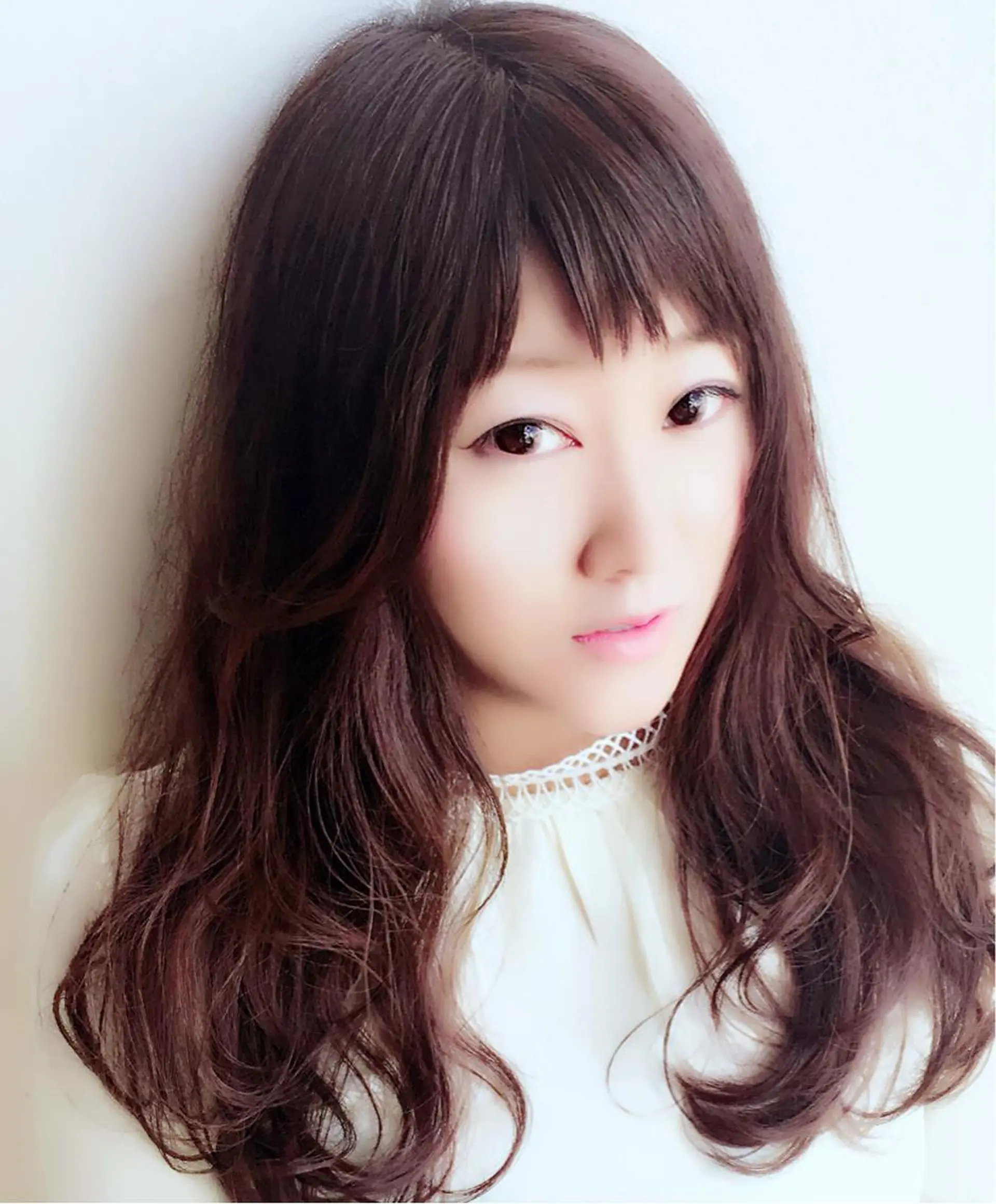 ロング カラー パーマ ロング ✨白髪ぼかし 🍀MINAKO☆のヘアスタイル