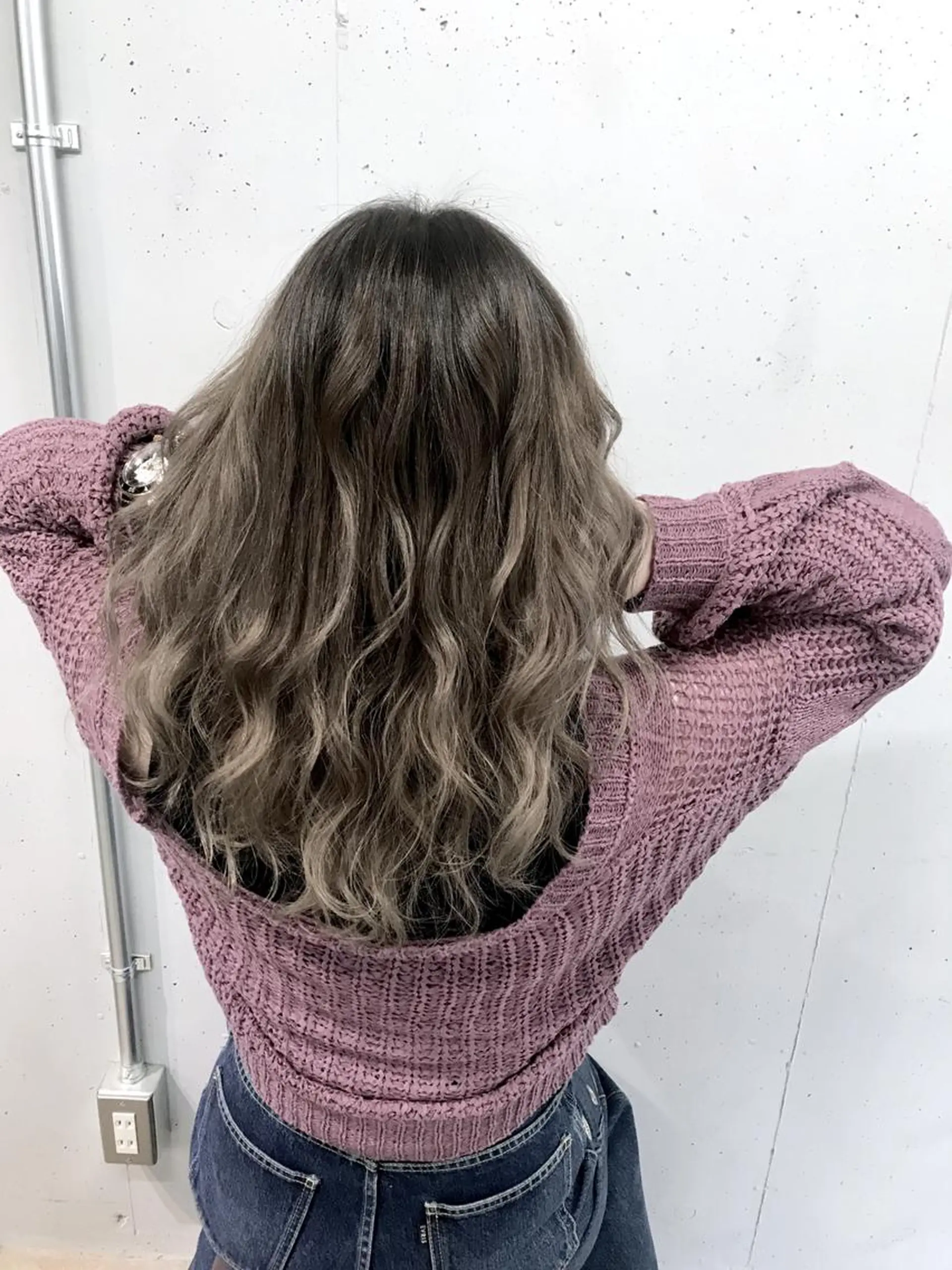 セミロング カラー グラデーションカラー lok[ロク] 高田馬場のヘアスタイル