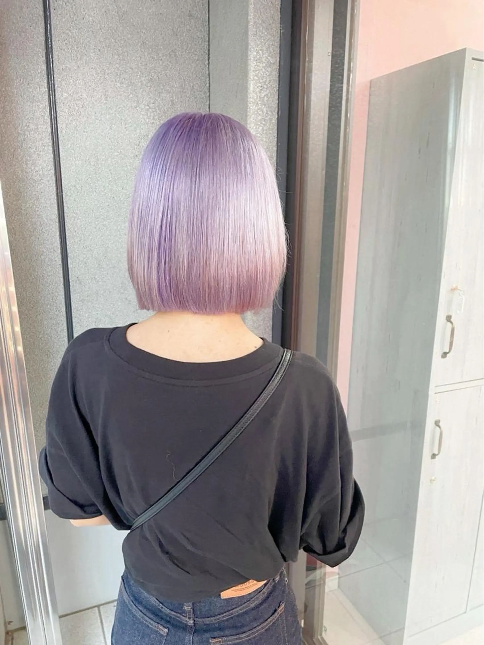 ショート カラー ヘアアレンジ ヘアカラー トリートメント ヘアセット 🩶【推しハイトーン 】yuzu🩶のヘアスタイル