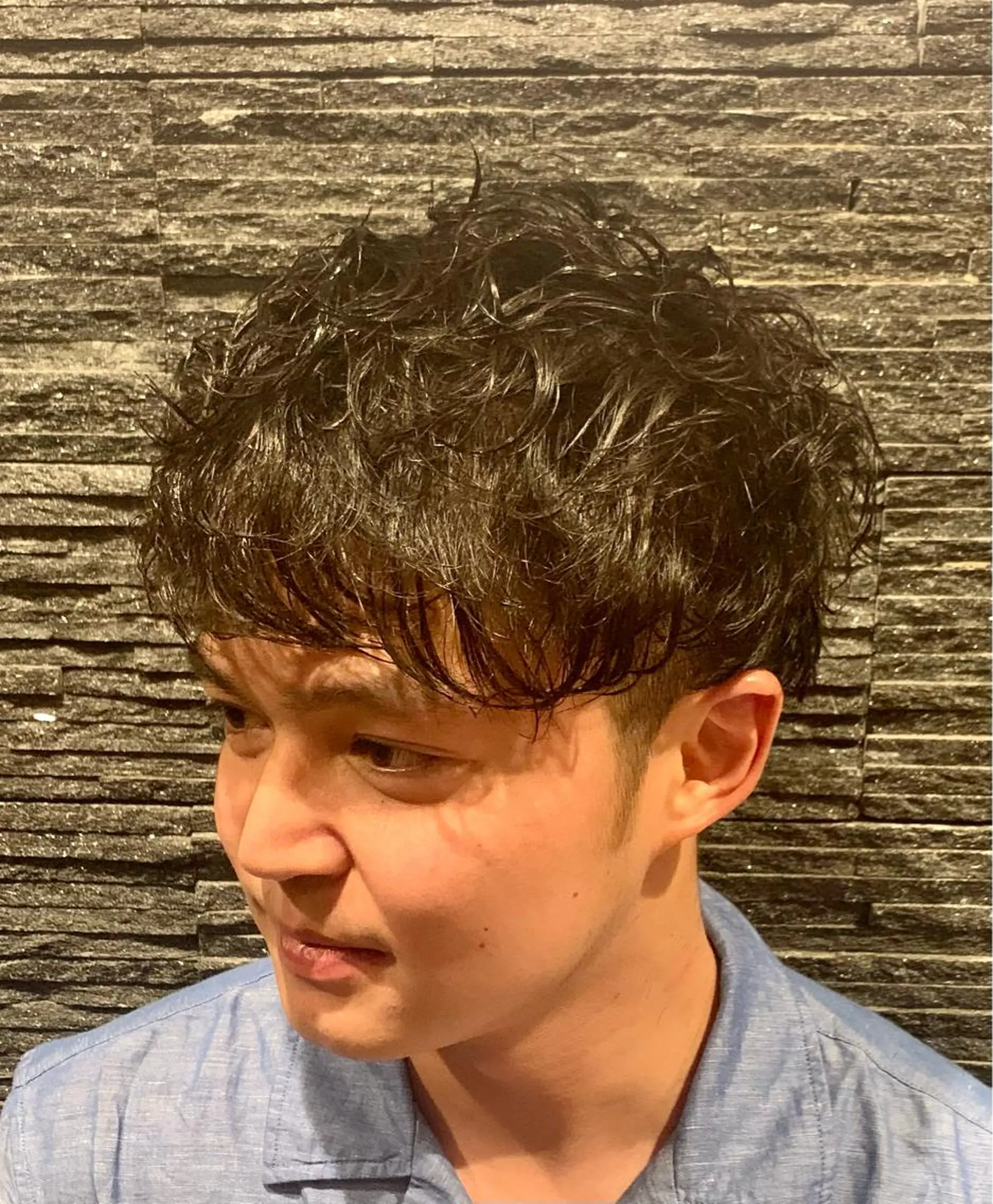 ショート パーマ メンズ ヒロ銀座所属・ヒロ銀座 KENSHOのヘアスタイル