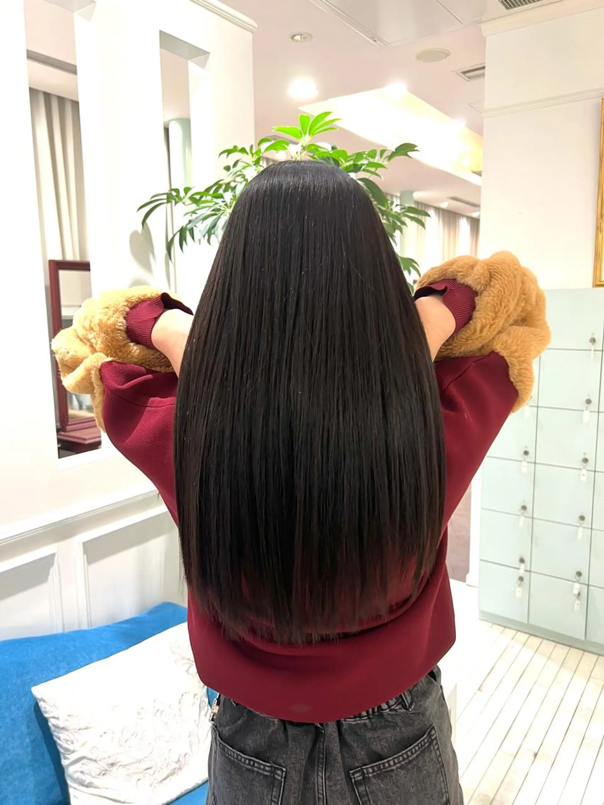ロング カラー パーマ ヘアアレンジ パーマ トリートメント ヘッドスパ ヘアセット 🌈インナーカラー ‘ショウマ’🌈のヘアスタイル