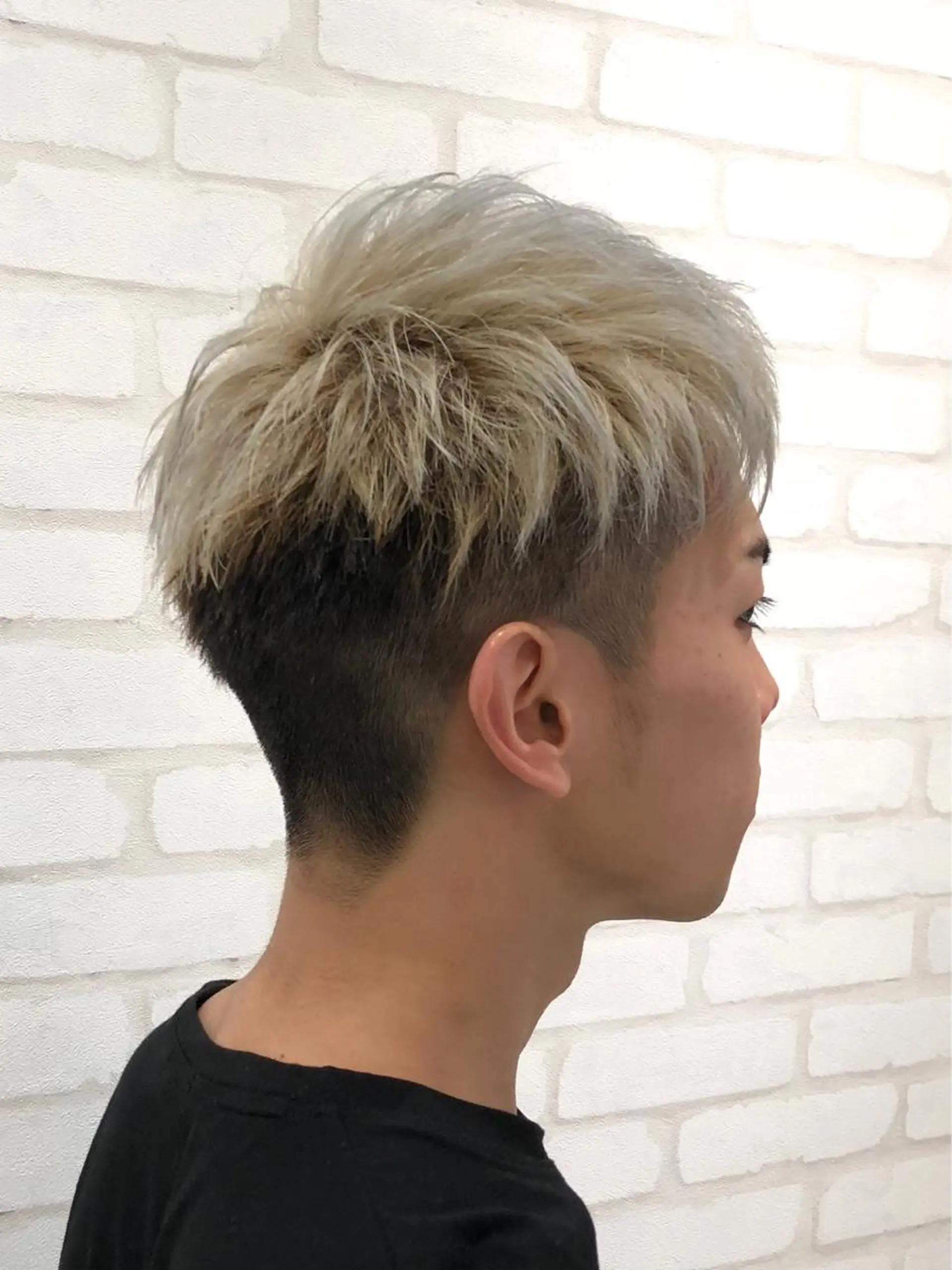 ショート カラー メンズ PoNy所属・本間 隼人のヘアスタイル