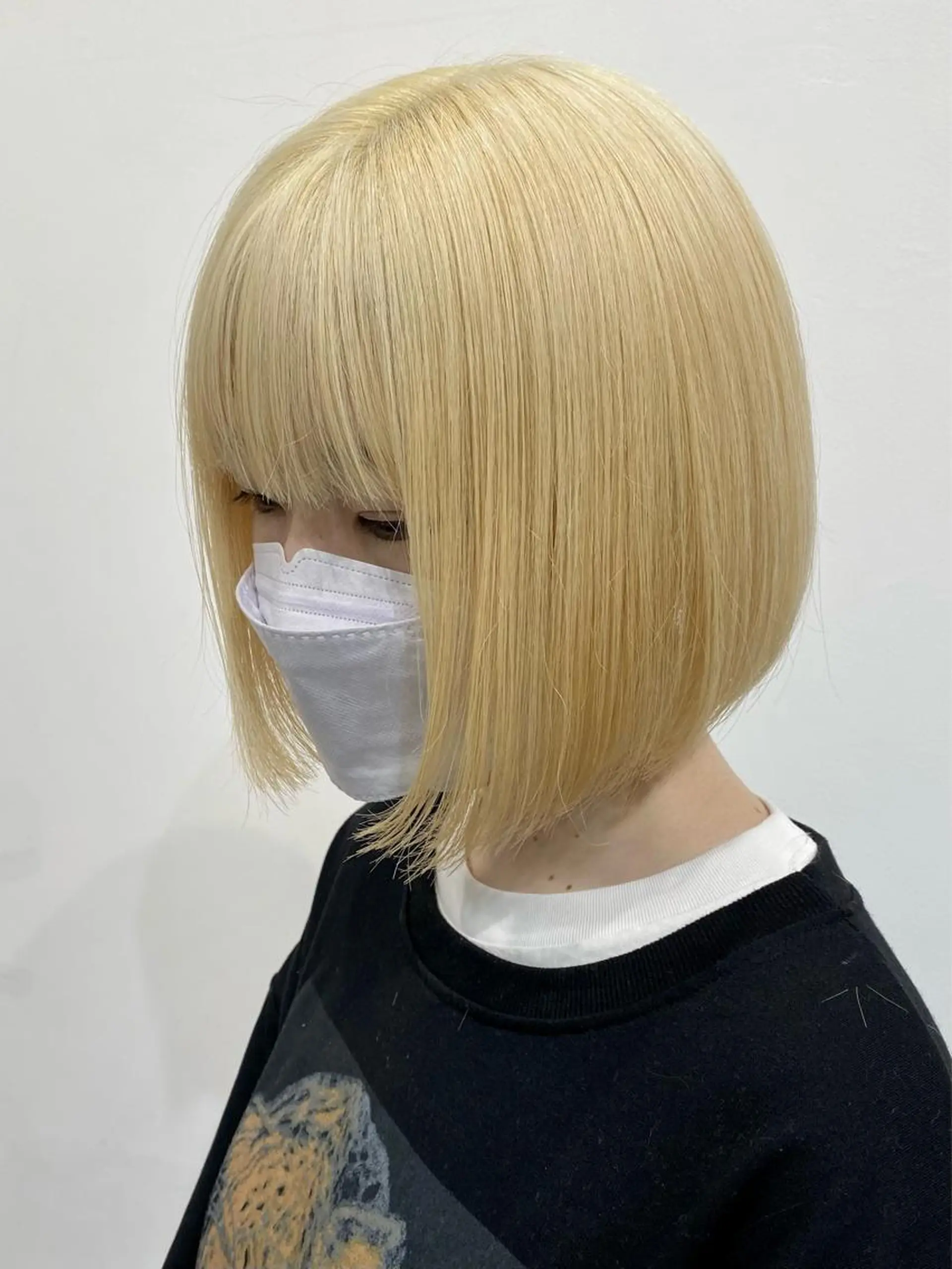 ショート カラー ブリーチ ボブ カット ヘアカラー ［似合わせヘア］ ✂︎OGURO✂︎のヘアスタイル