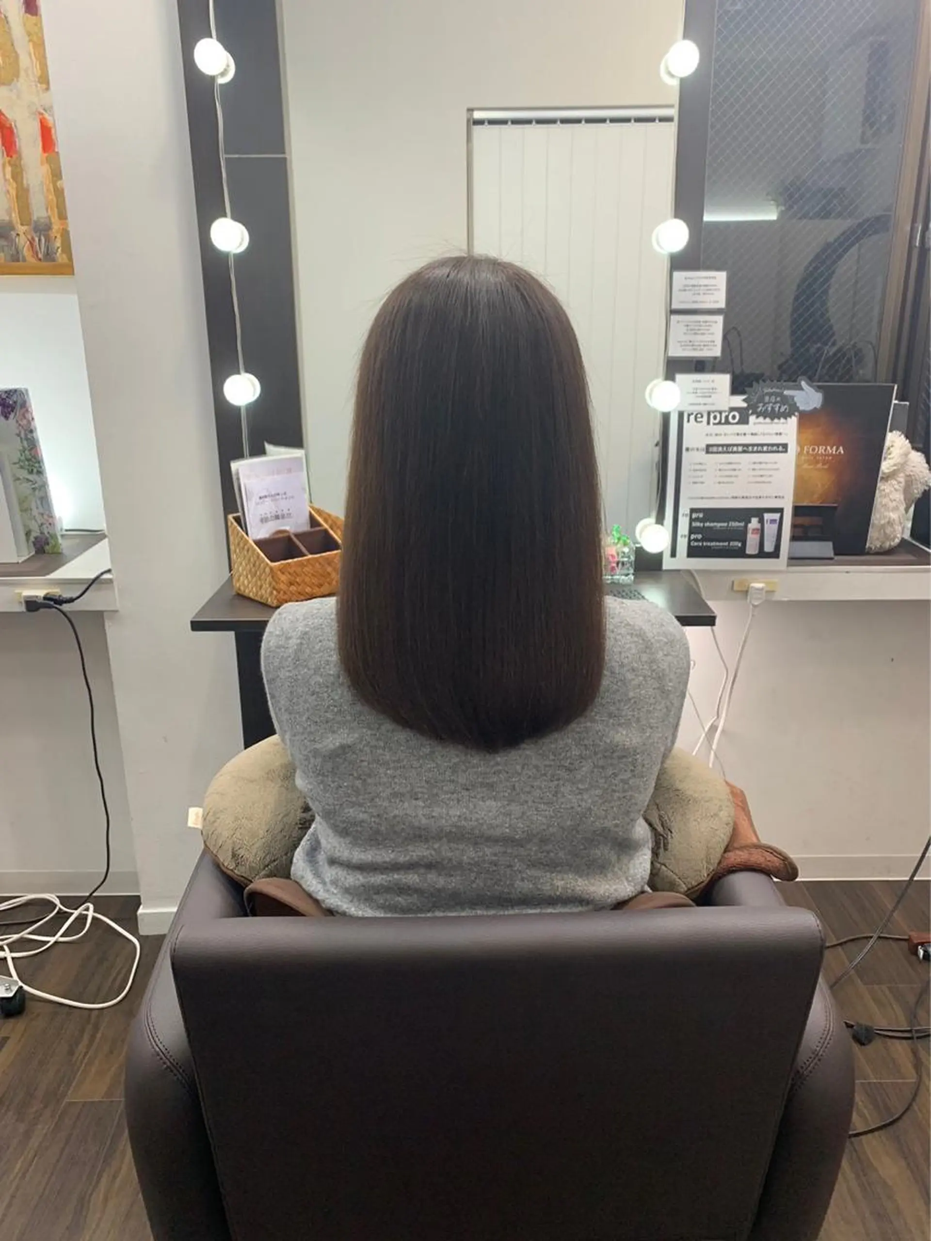 セミロング カラー 髪質改善FORMA 💫✨S.Katohのヘアスタイル