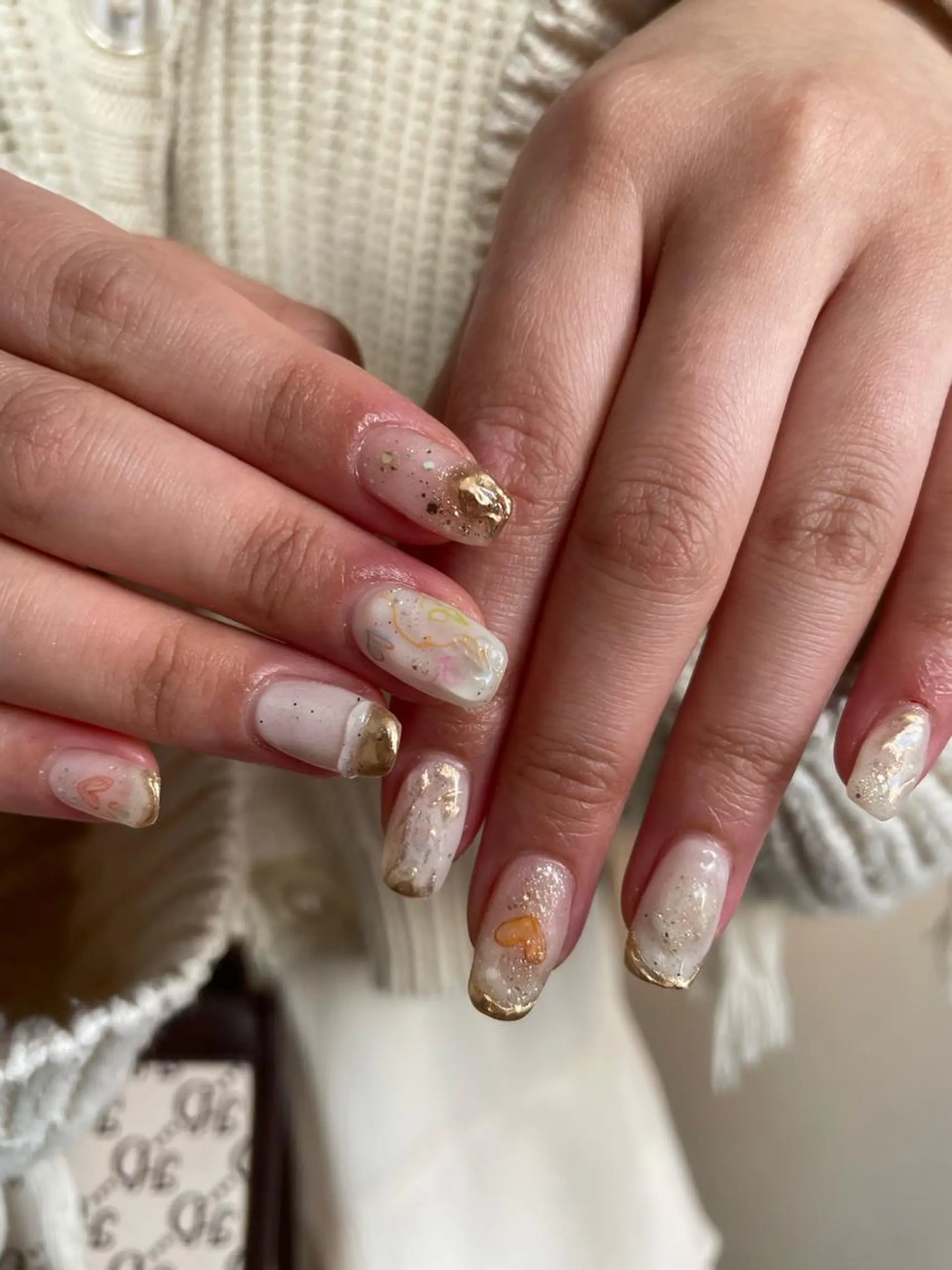 カラー ネイル ハンドネイル 【淡色color/ nail】maikoのネイルデザイン