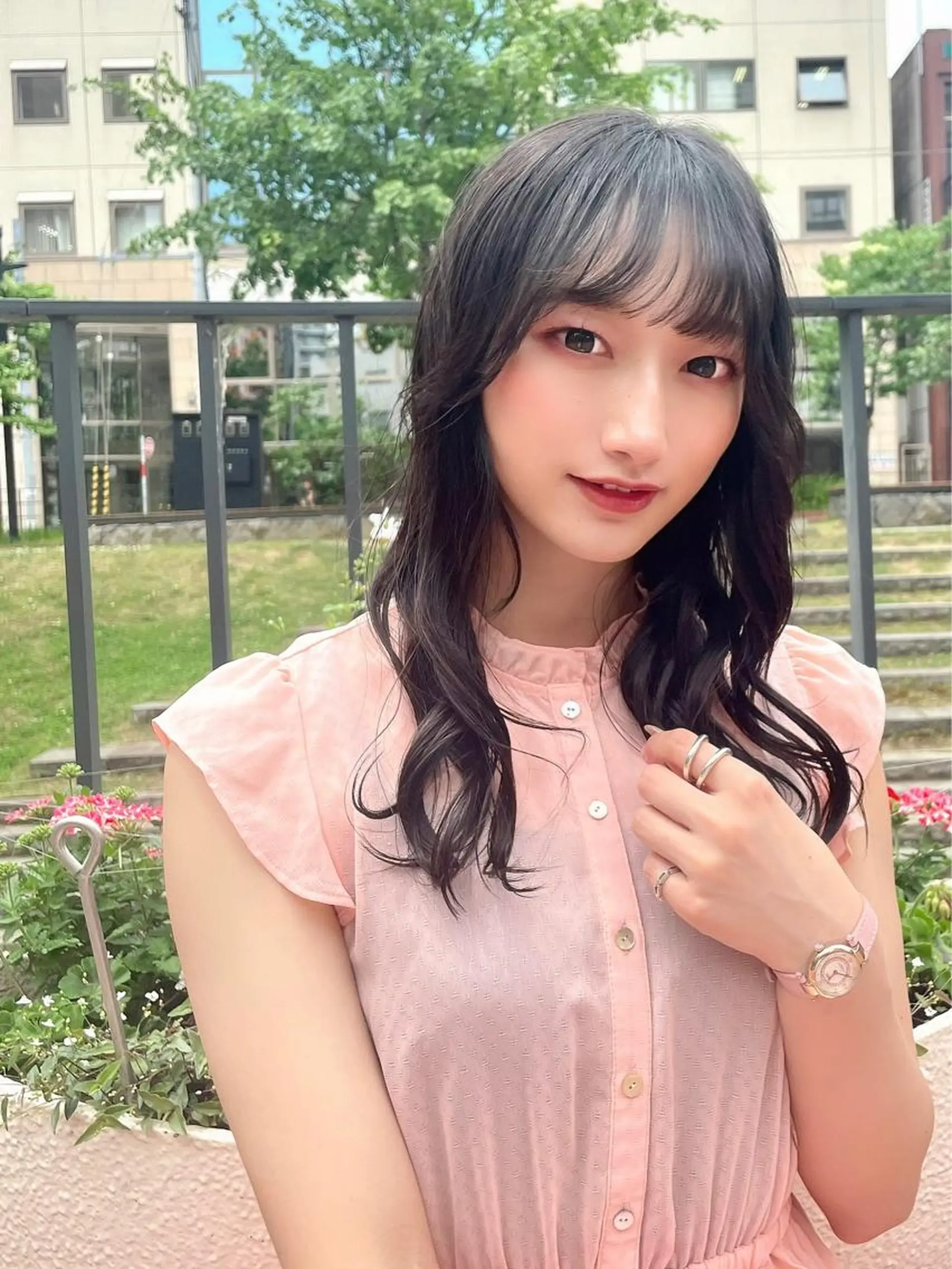 セミロング カット ヘアカラー トリートメント 💈髪質改善メニュー 佐藤 萌💈のヘアスタイル