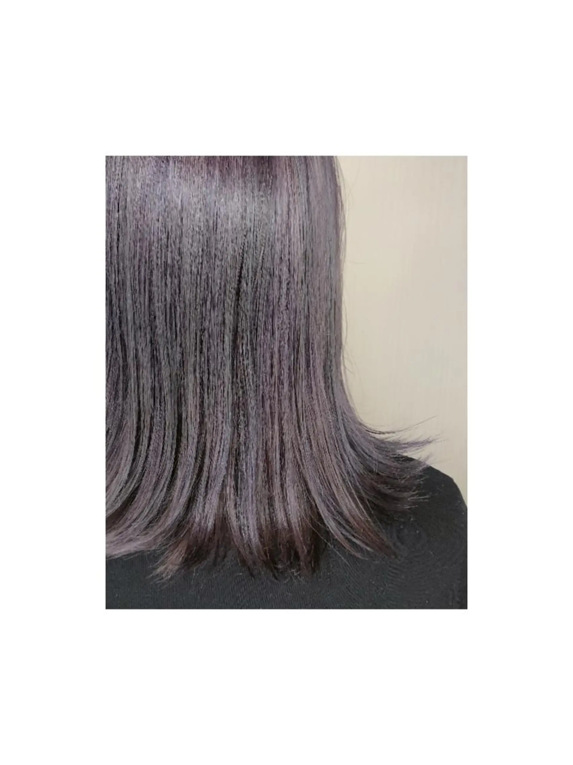 ミディアム カラー やました りなのヘアスタイル