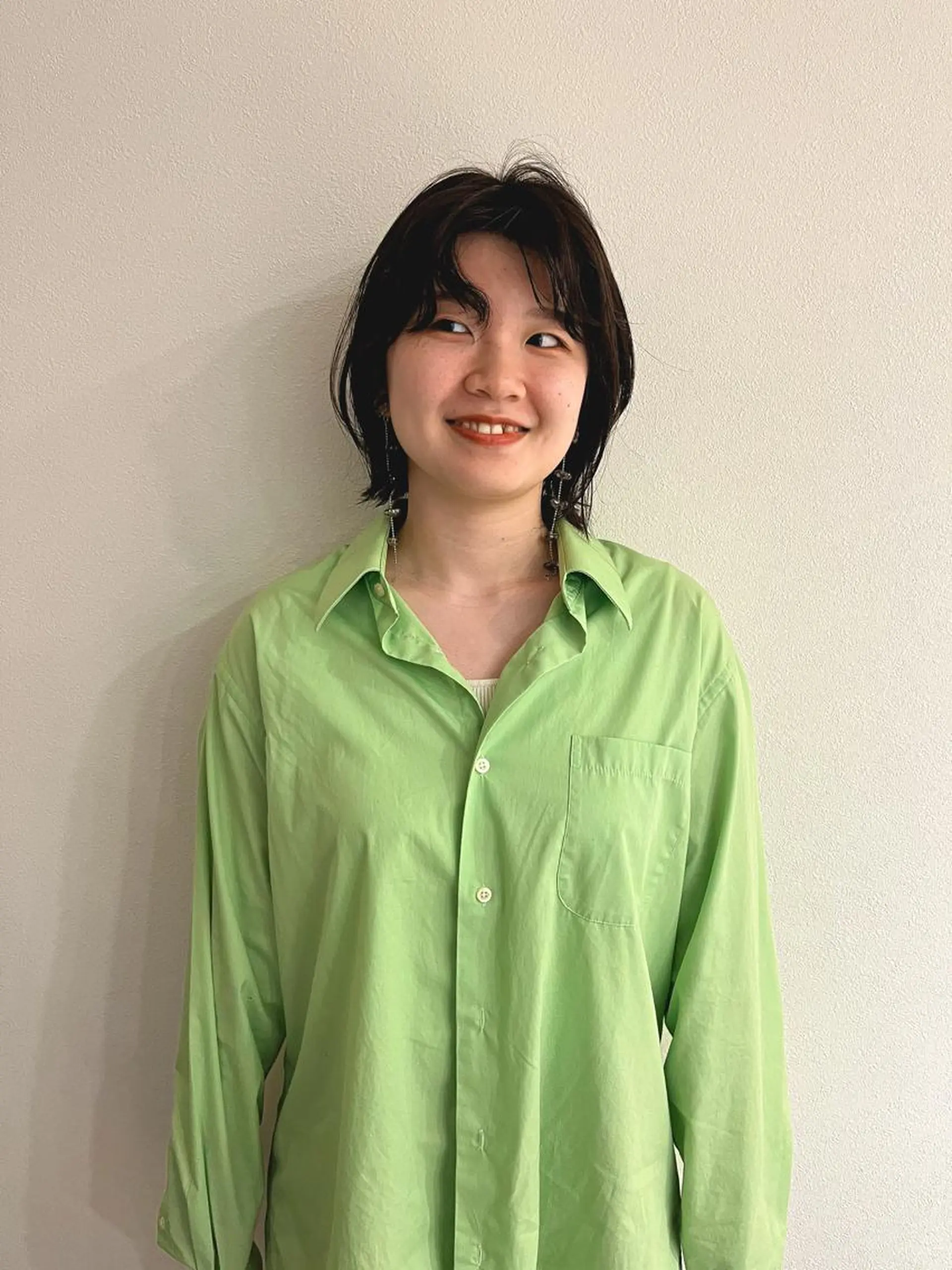 ミディアム パーマ ミディアムパーマ メンズハイトーン/栄 /イトウタケルのヘアスタイル