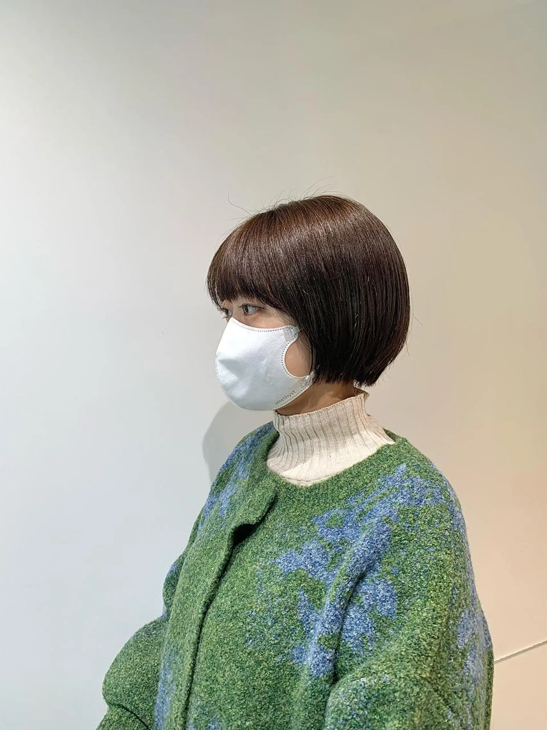 ショート ヘアアレンジ ショートボブ ボブ ショートヘア カット トリートメント GO TODAY SHAiRE SALON 梅田店所属・柔らかくすみカラー ボブ/ショートのヘアスタイル
