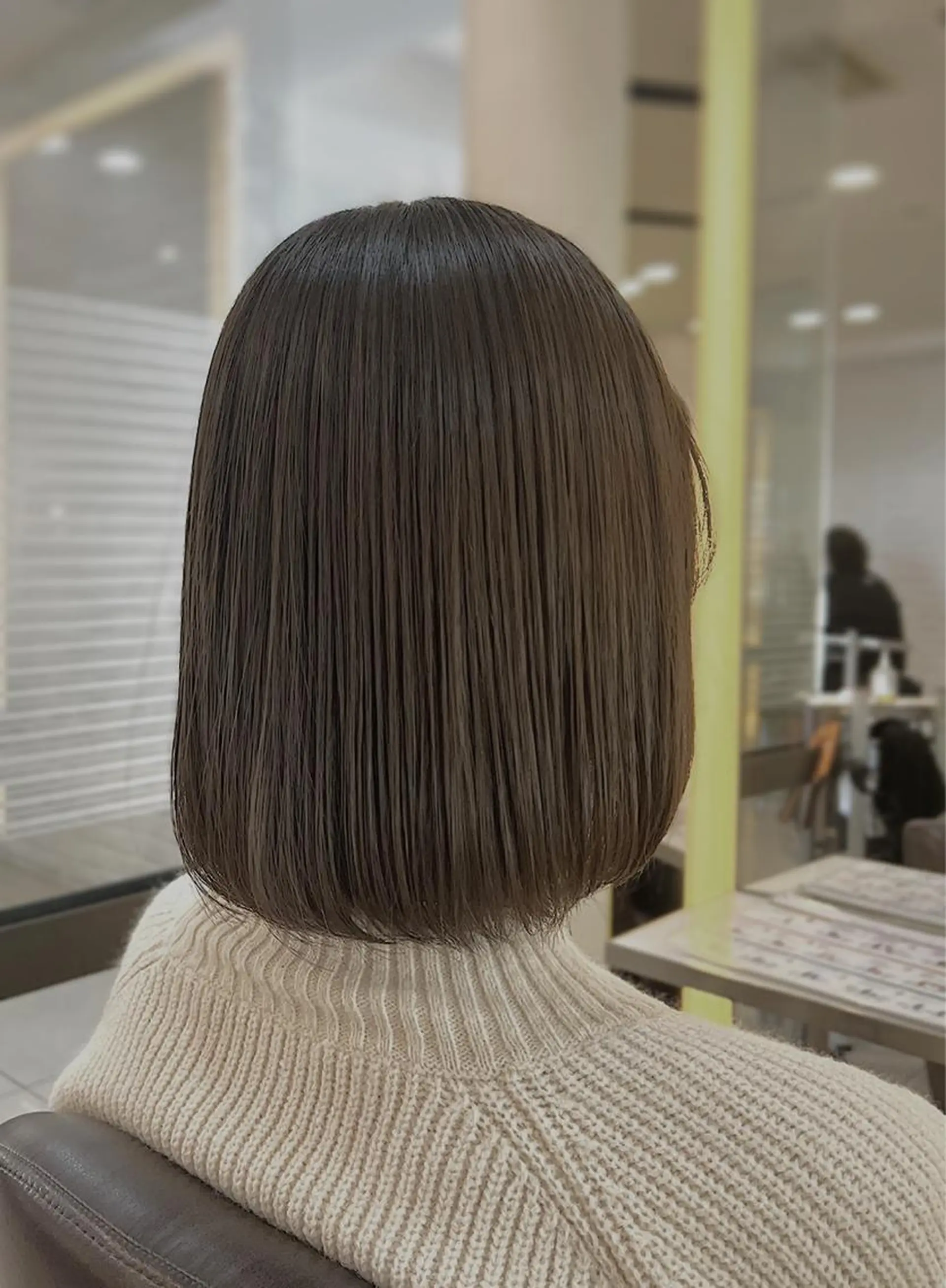ミディアム カラー ヘアカラー 🤍細矢 杏奈／ 韓国風ヘア🤍のヘアスタイル