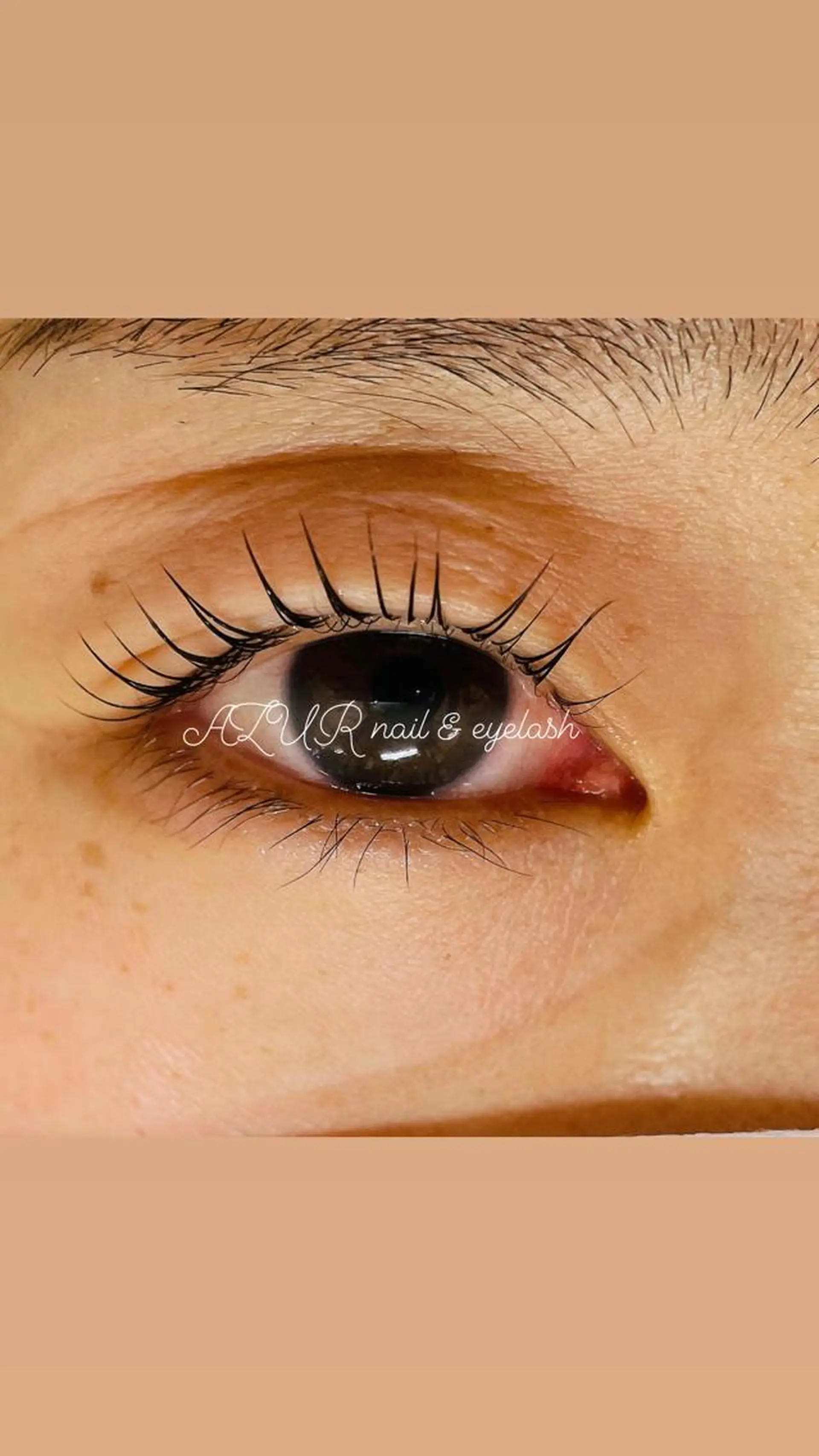 マツエク・マツパ パリジェンヌラッシュリフト AZUR N&eyelashのネイルデザイン