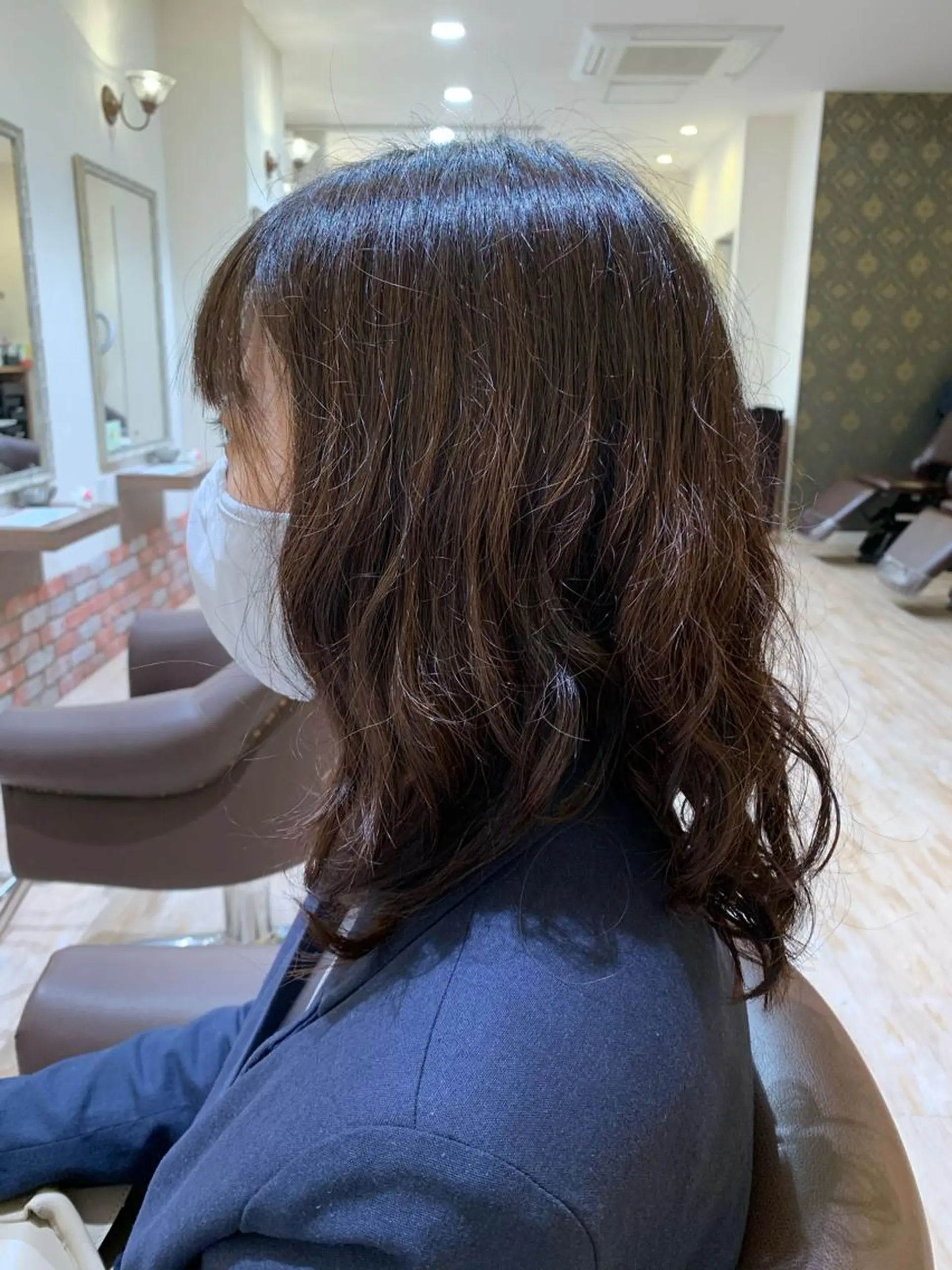 ミディアム パーマ 髪質改善&Spa fee南越谷2号店所属・髪質改善/南越谷/ 山岸彩夏のヘアスタイル