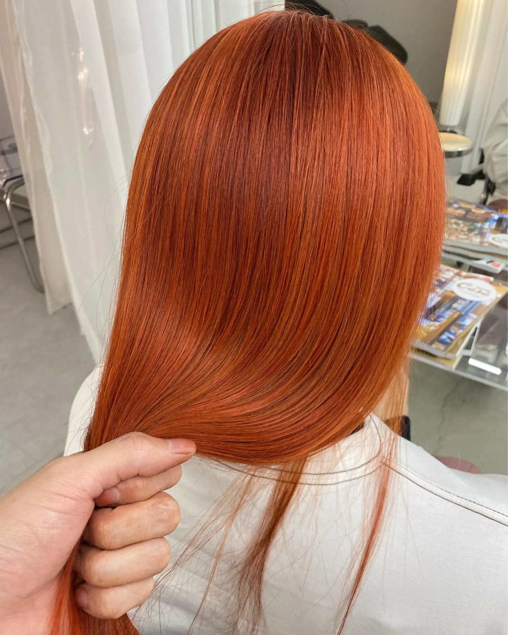 ショート カラー ヘアカラー 鈴木 漱一郎のヘアスタイル