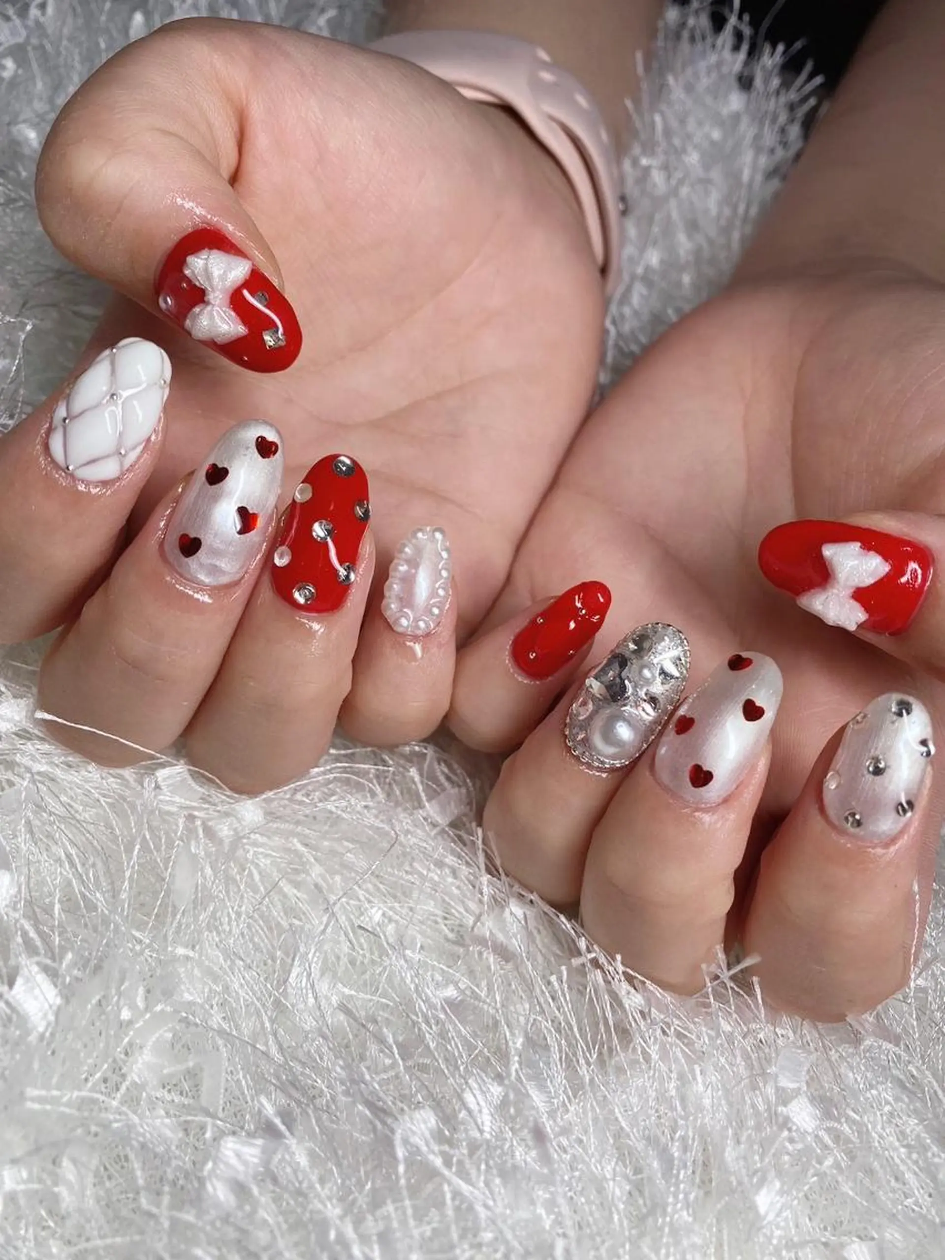 ネイル 長さ出し フレンチネイル ジェルネイル グラデーション 韓国ネイル ハンドネイル Nail&eye Belire 新宿のネイルデザイン