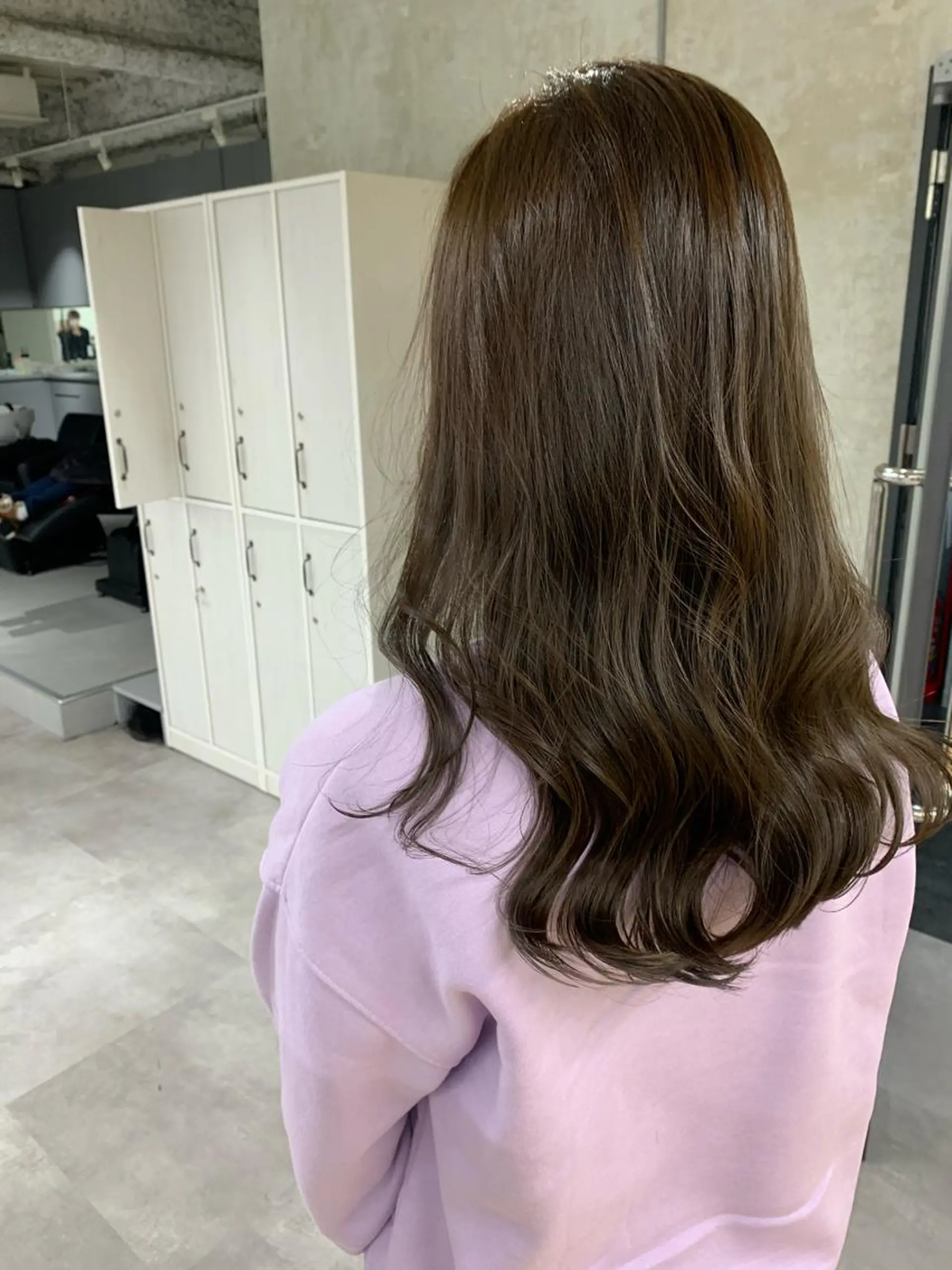 セミロング カット ヘアカラー トリートメント 韓国風ツヤ髪サロン ⭐️髪質改善ルーチェのヘアスタイル