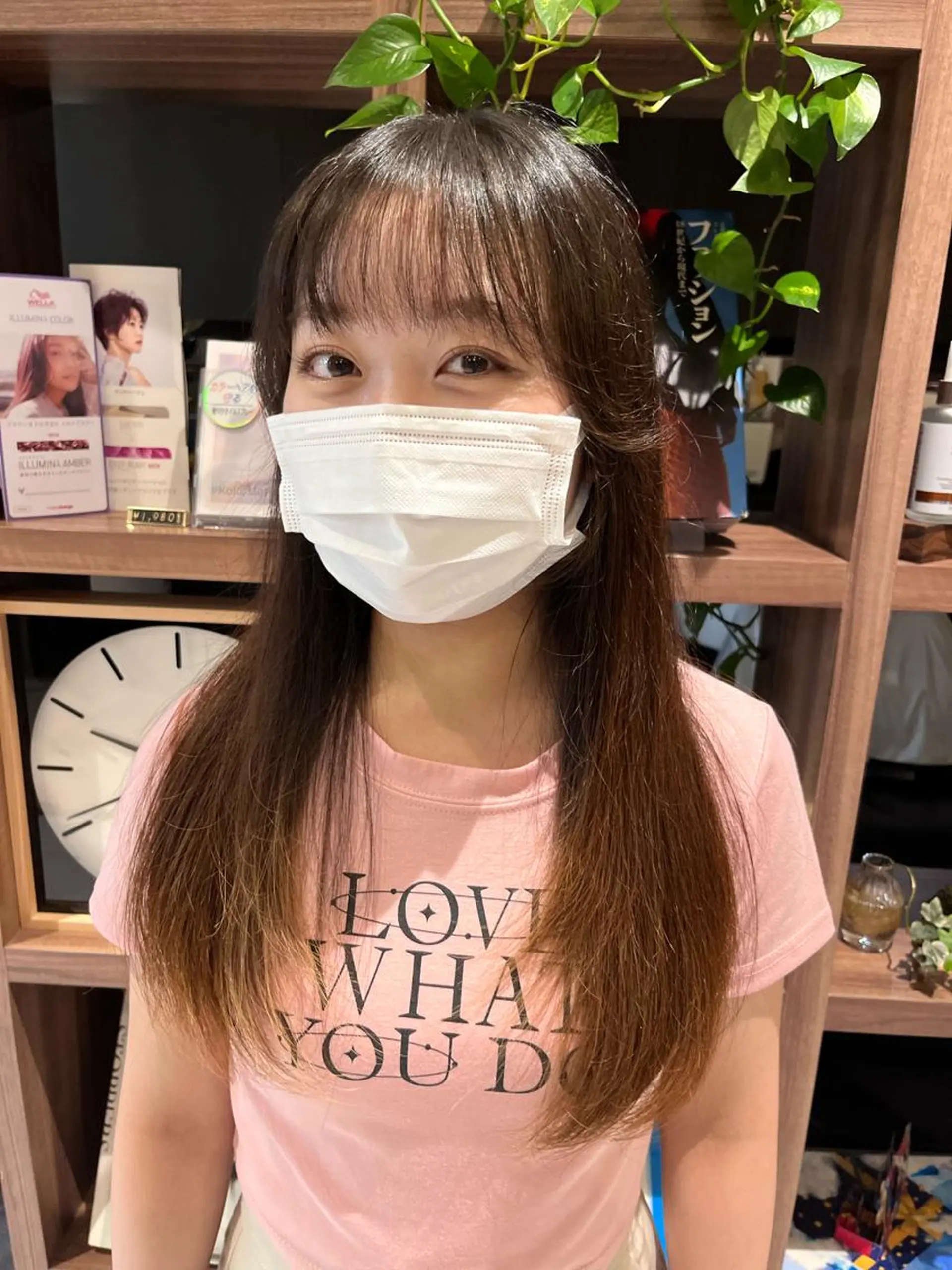 セミロング 顔周りカット レイヤーカット dogstar小林諒 レイヤー/パーマのヘアスタイル