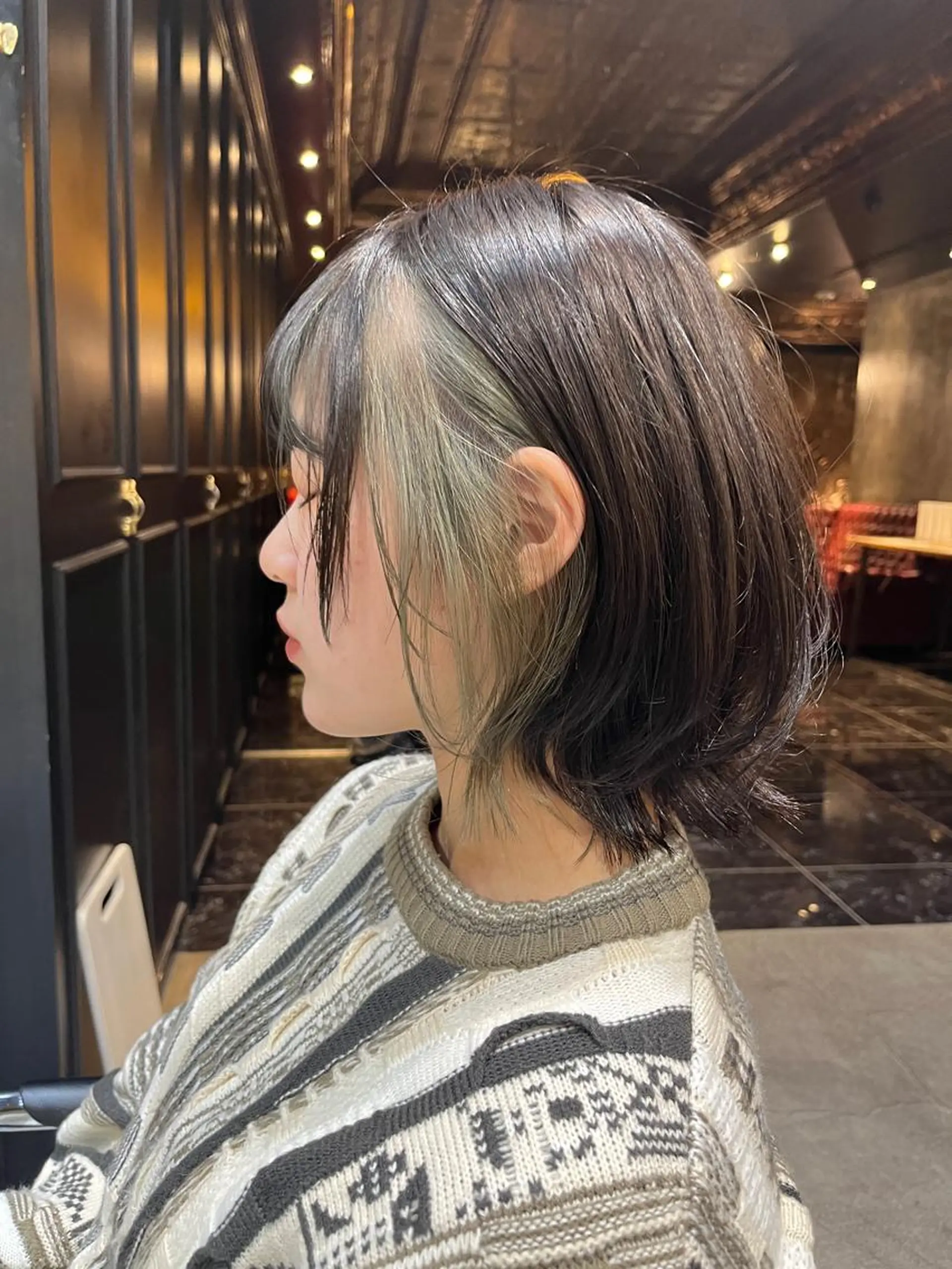 ミディアム カラー ブリーチ HAIR MAKE  miel所属・🫧透明感カラー🫧 SHINSEIのヘアスタイル