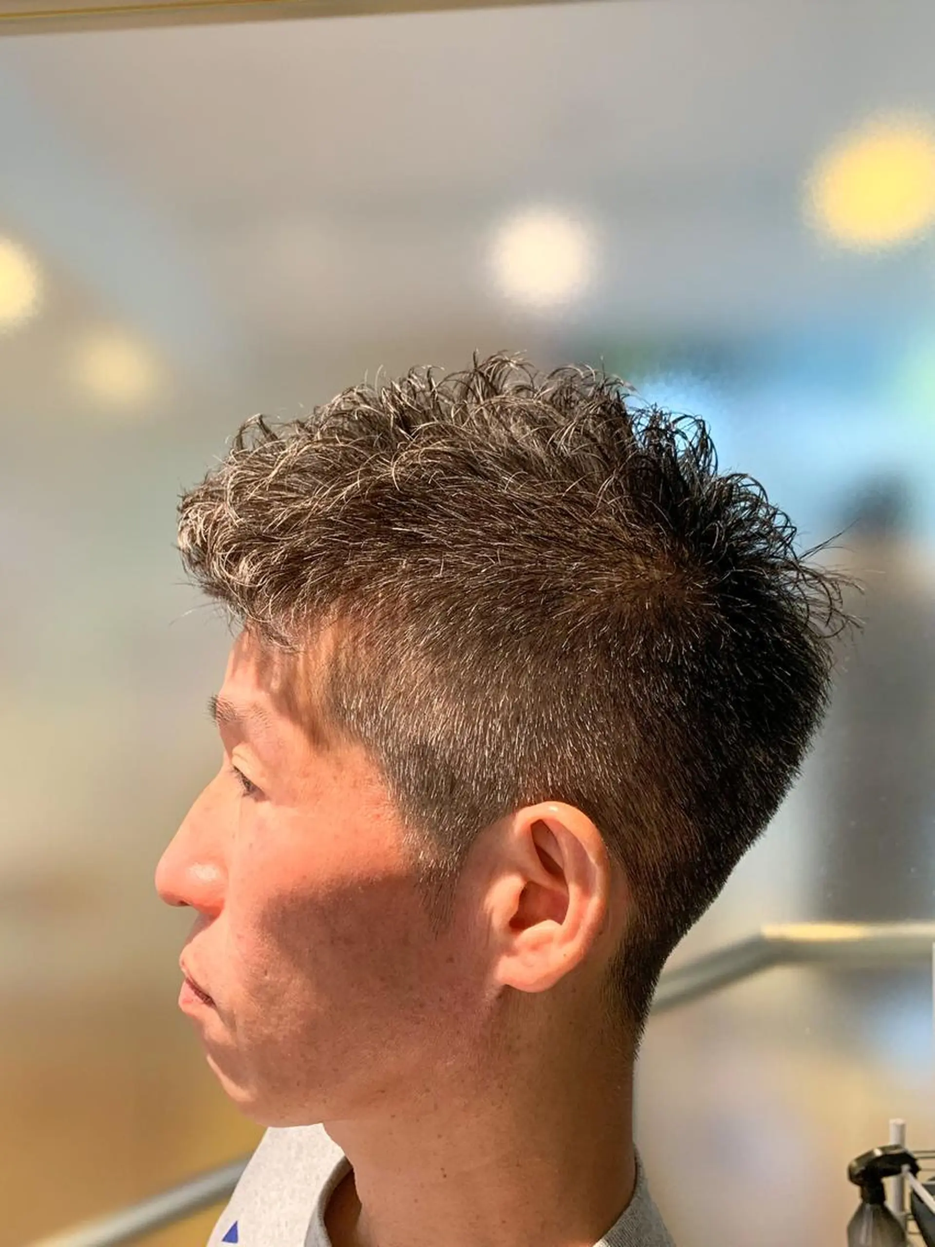 ショート パーマ メンズ FRISEUR smile&gentleman所属・【川西能勢口駅1分】 木村　翔乃佑のヘアスタイル