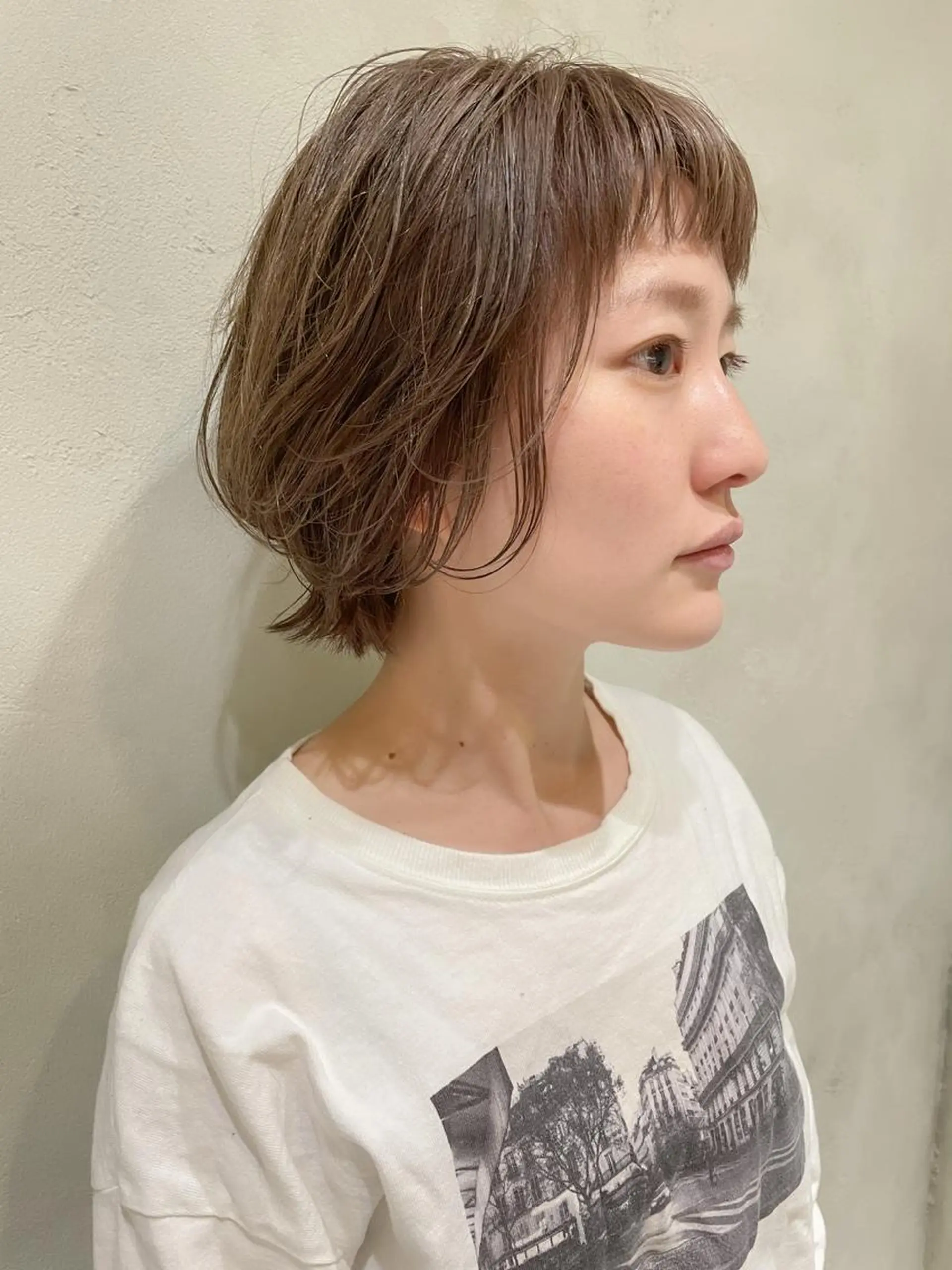 ショート カラー ベージュカラー ミルクティーベージュ ヘアカラー トリートメント 【お悩み解決】 松尾一気のヘアスタイル