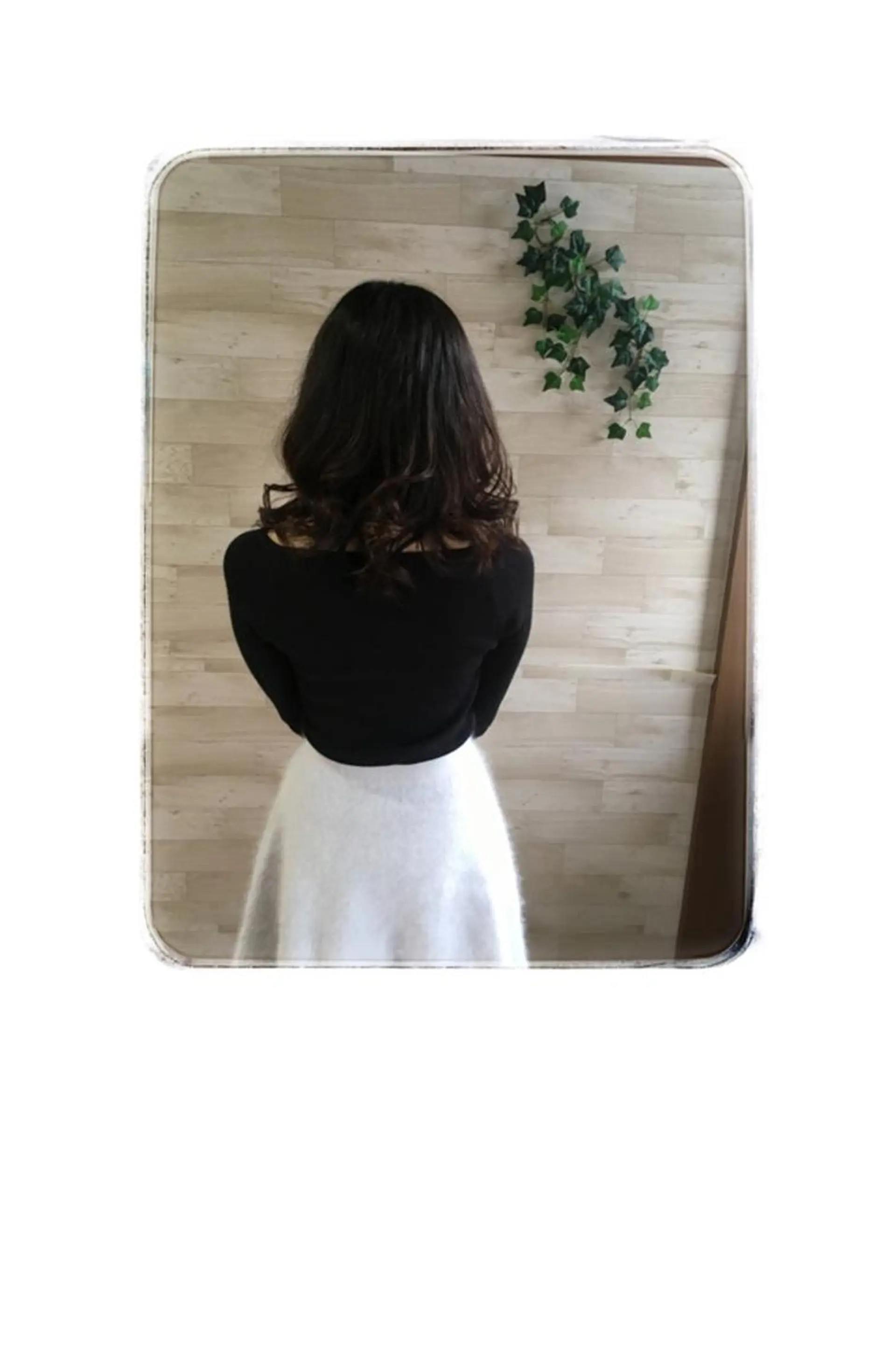 セミロング 水元 聖流のヘアスタイル