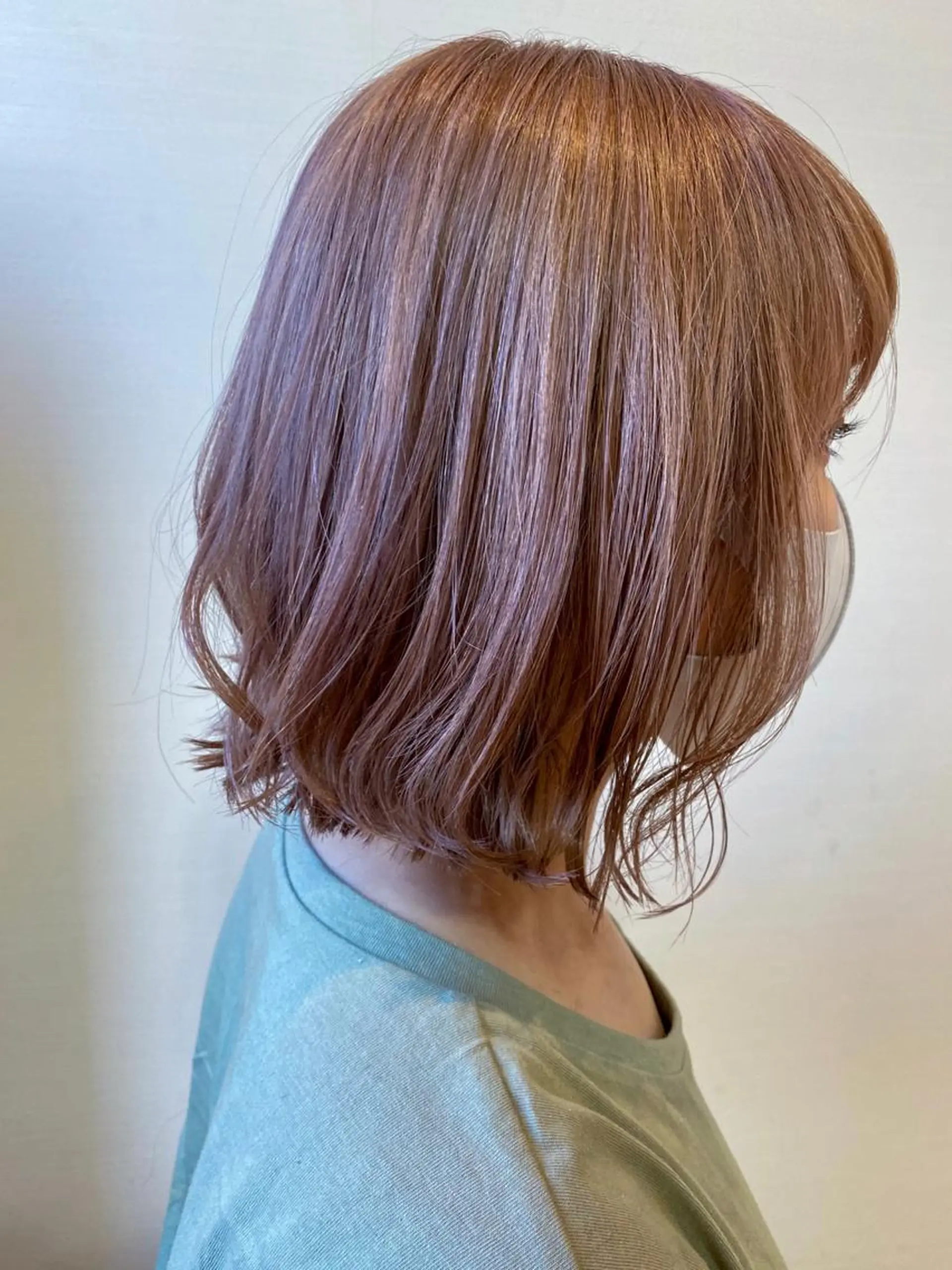 ミディアム カラー カット ヘアカラー トリートメント ✴︎ヒラガカナ✴︎ ECLAT HAIRのヘアスタイル