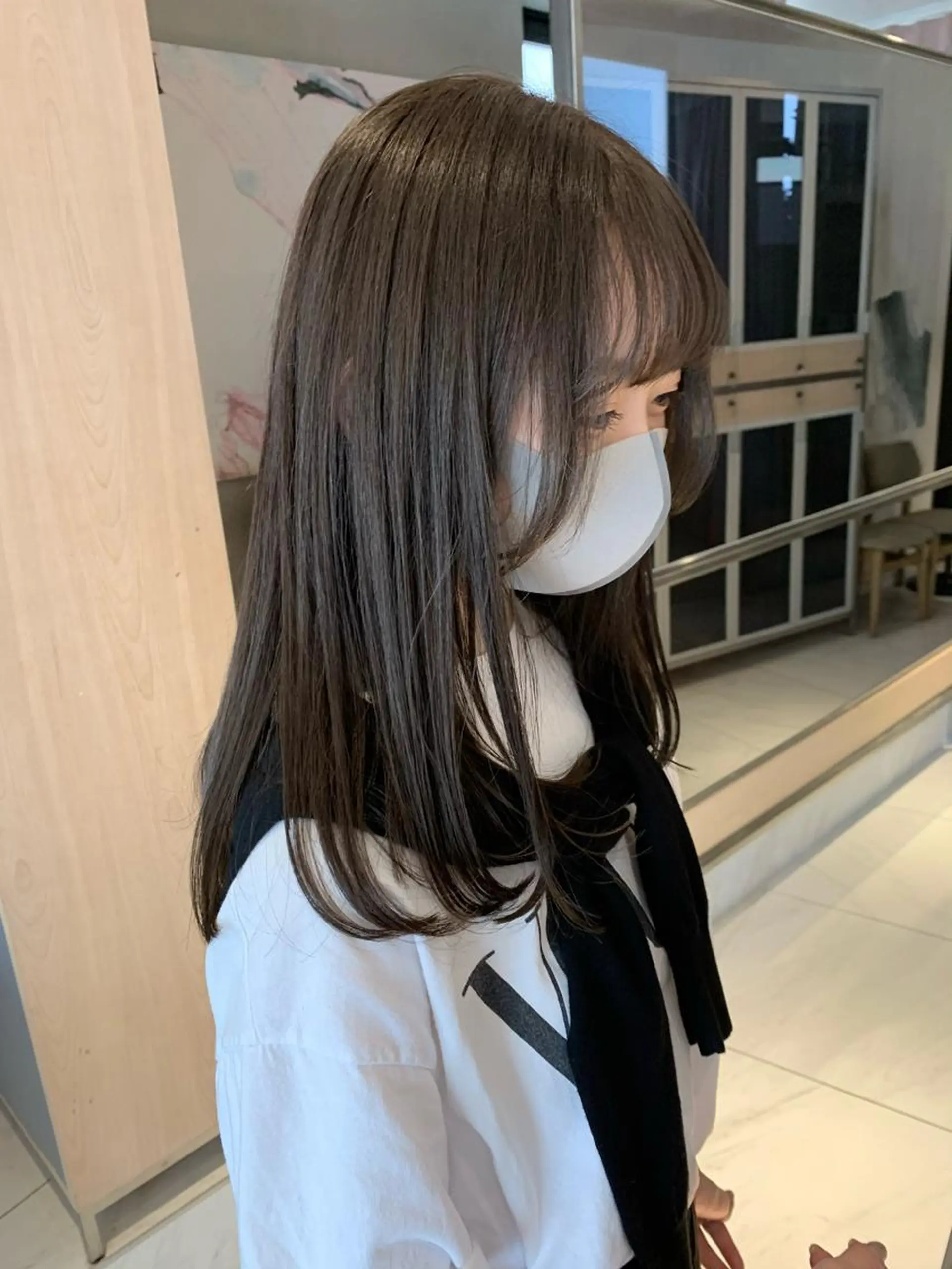 ロング カラー カット ヘアカラー トリートメント 柔らか透け感カラー 🌿ムロヤリョウスケのヘアスタイル