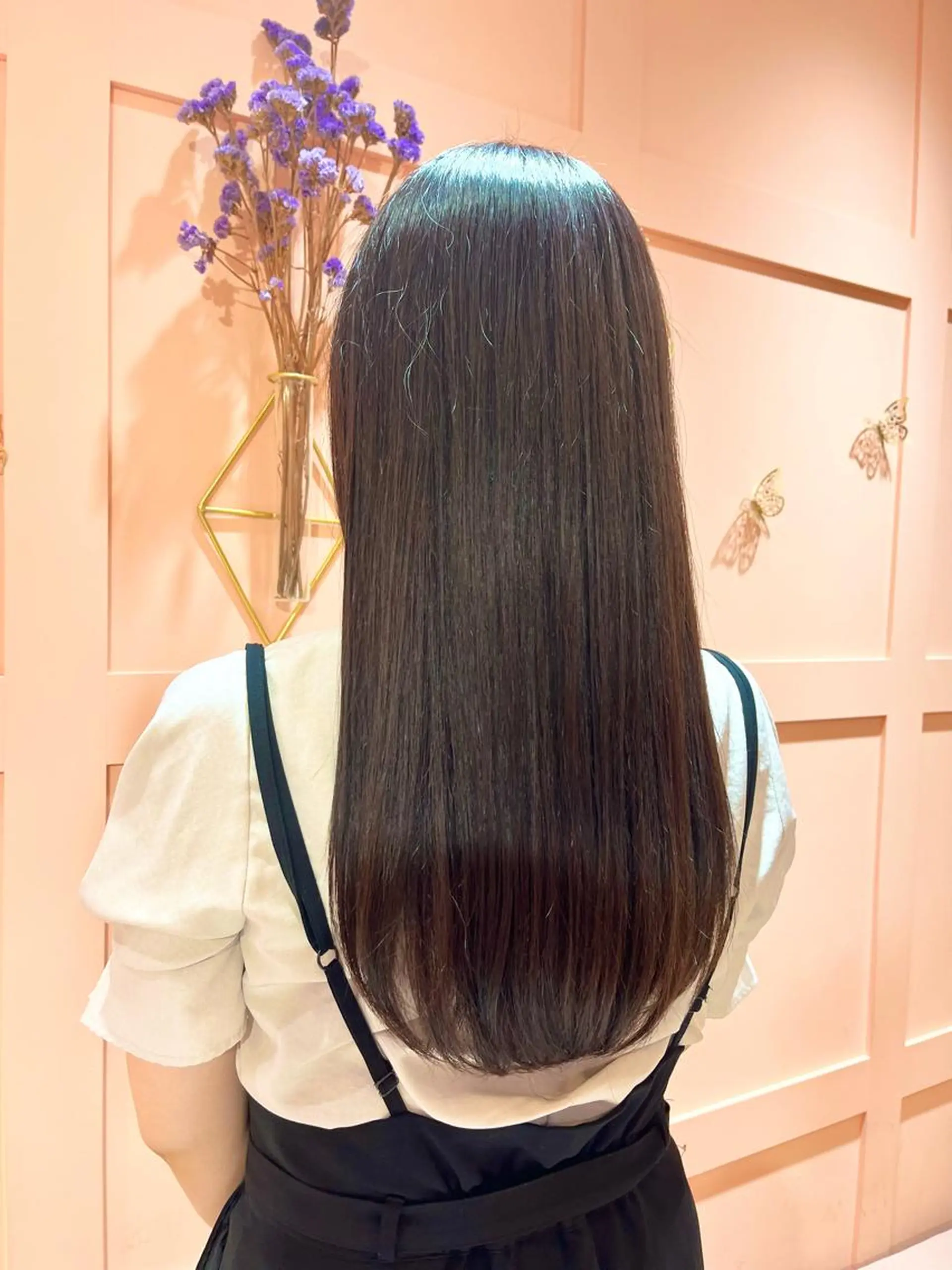 ロング カラー ピンクカラー 髪質改善 髪質改善カラー☆ ヘアアレンジmiyuのヘアスタイル