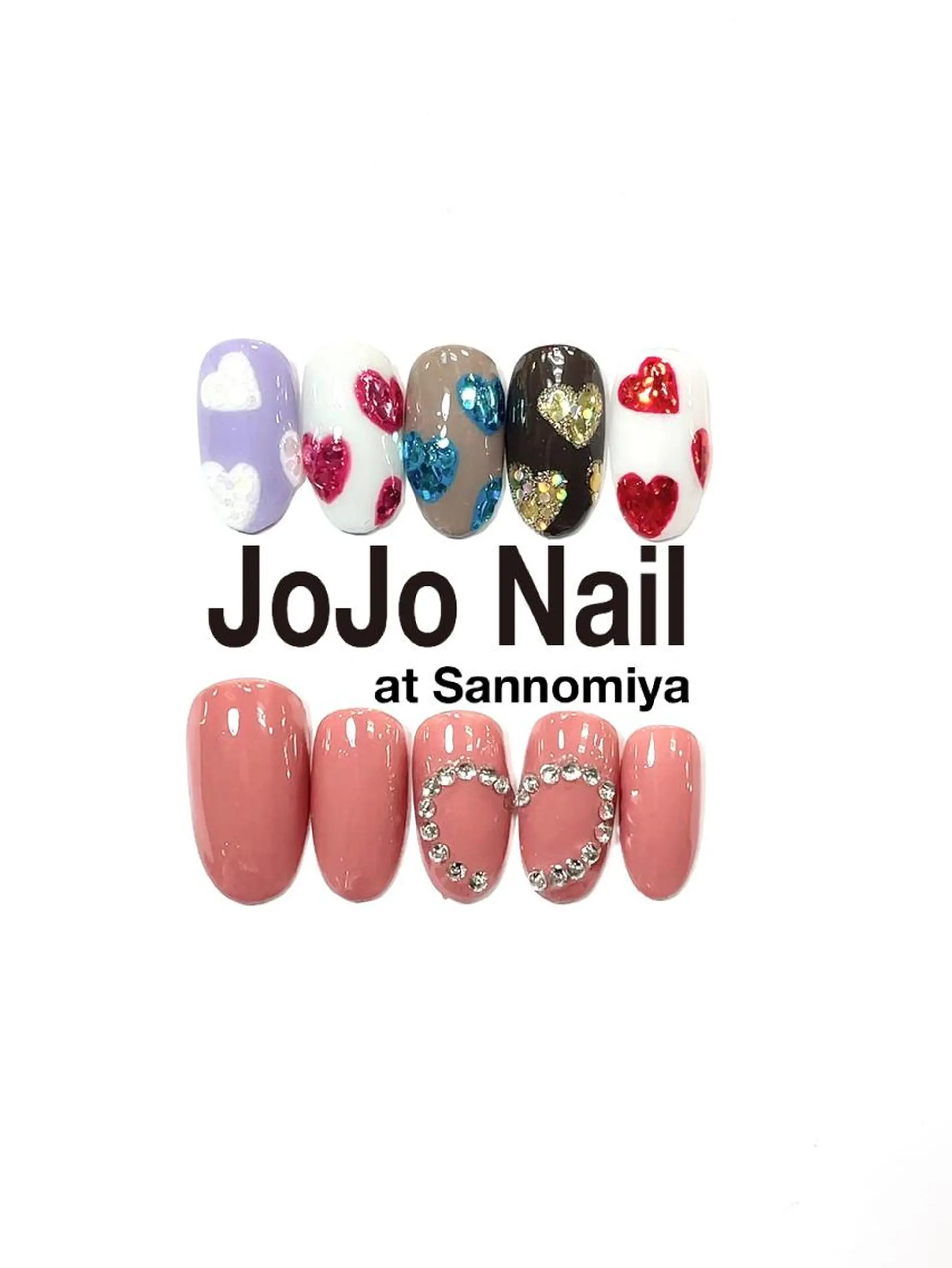 ネイル ハート JOJO Nail Sannomiyaのネイルデザイン