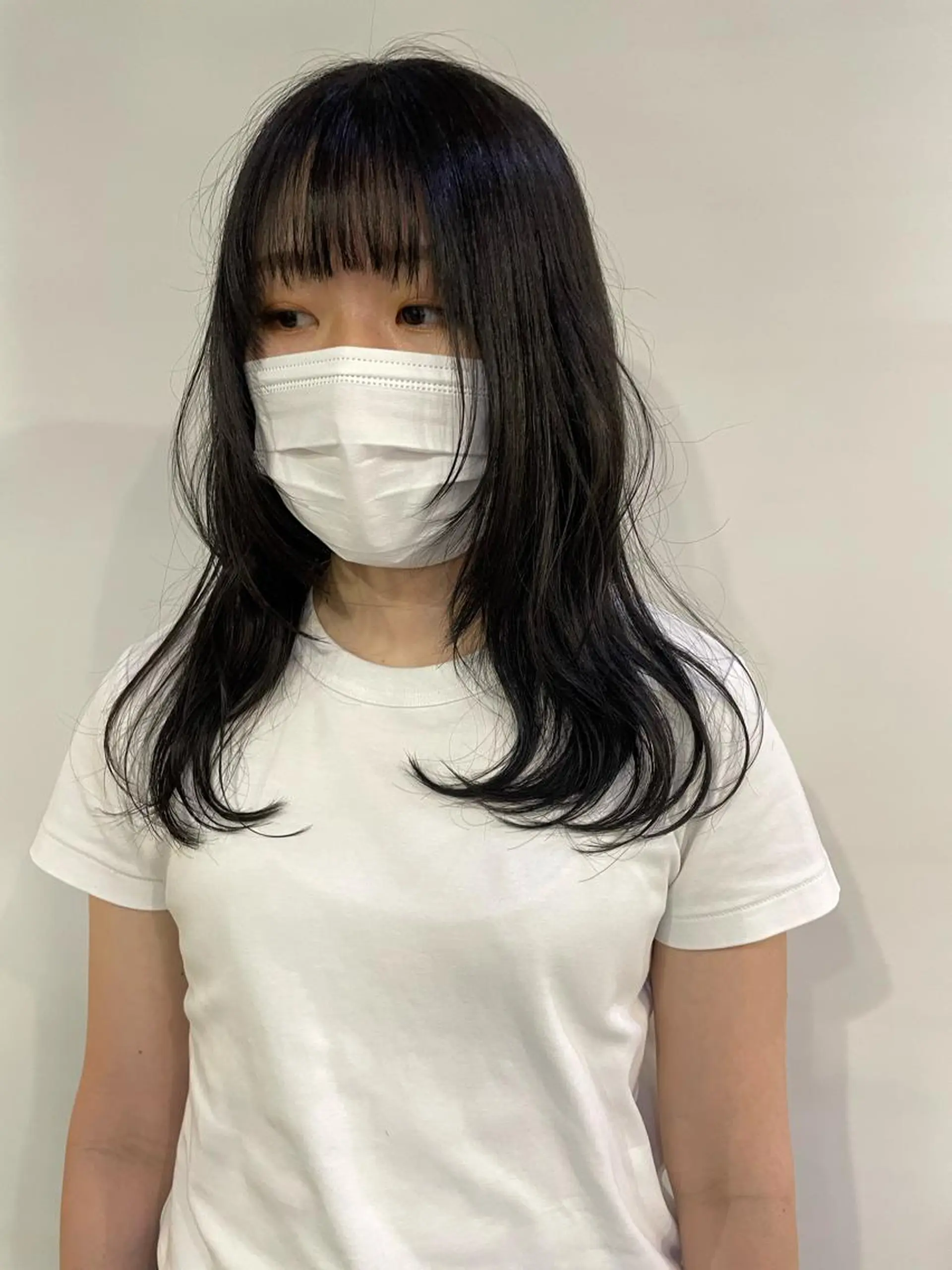 ロング カラー silo所属・silo MOKA 顔周りカット🦦のヘアスタイル