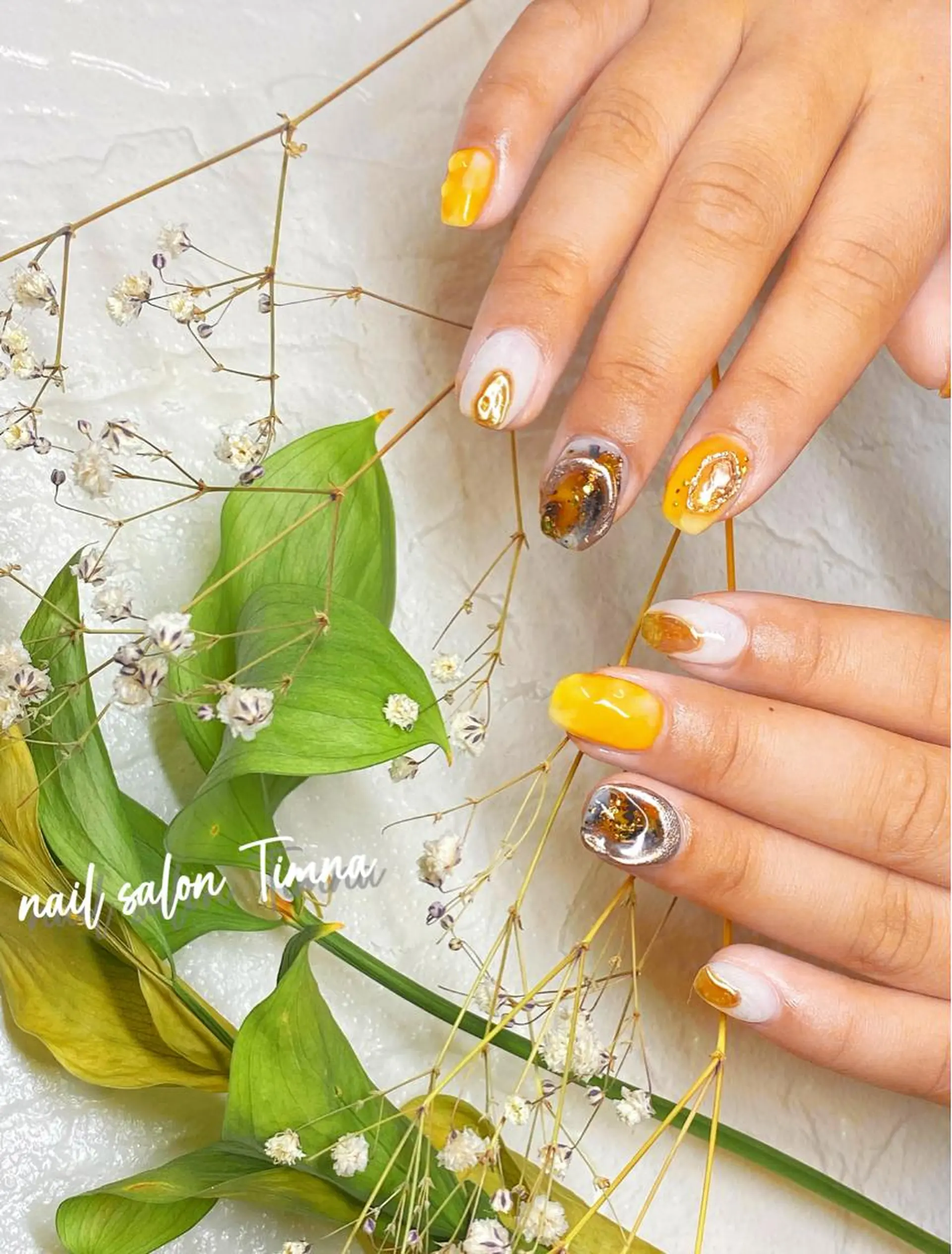 ショート ハンドネイル NAILSALON 🍔Timna🍟のネイルデザイン