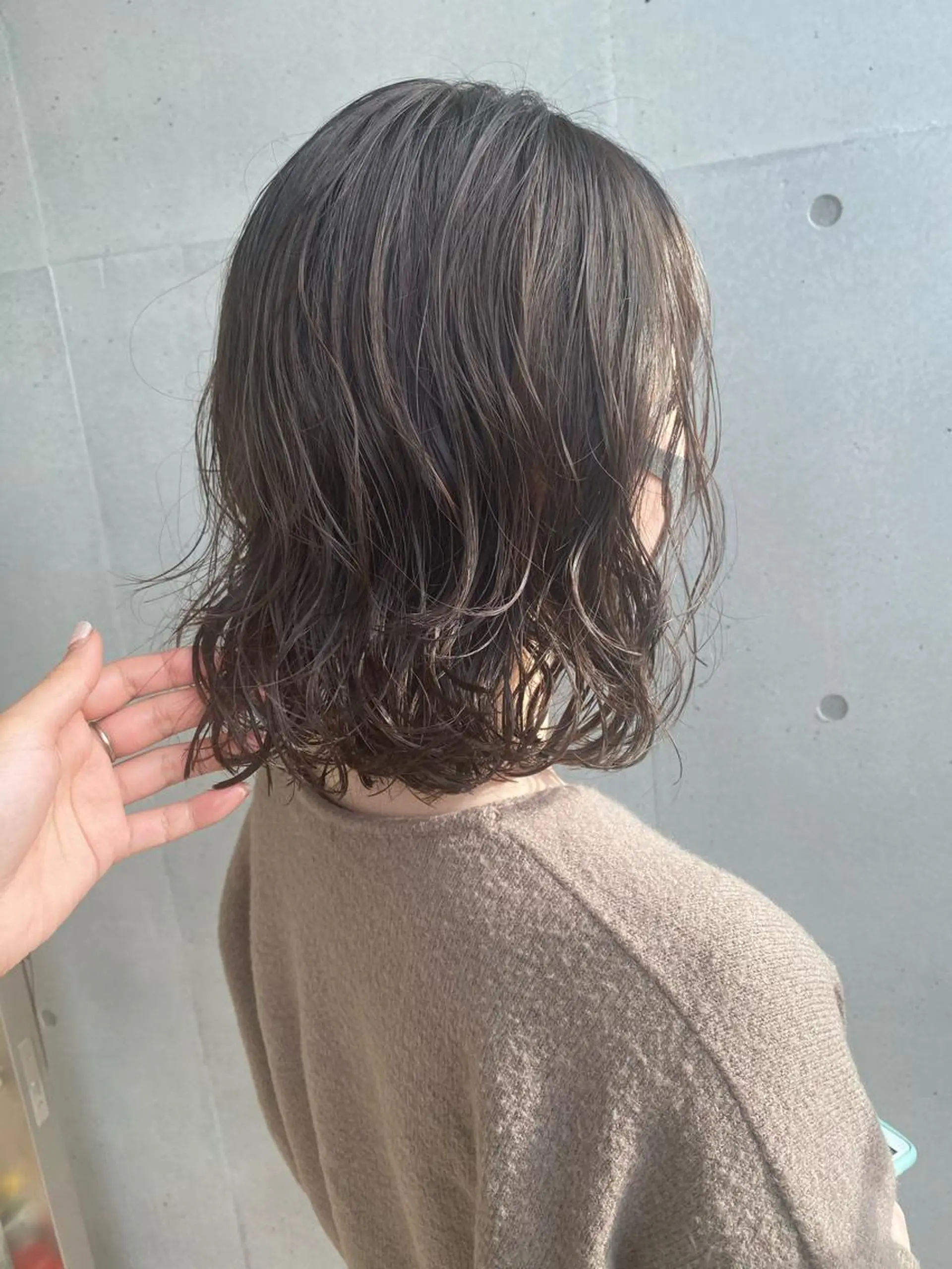 ミディアム カット パーマ ma naのヘアスタイル