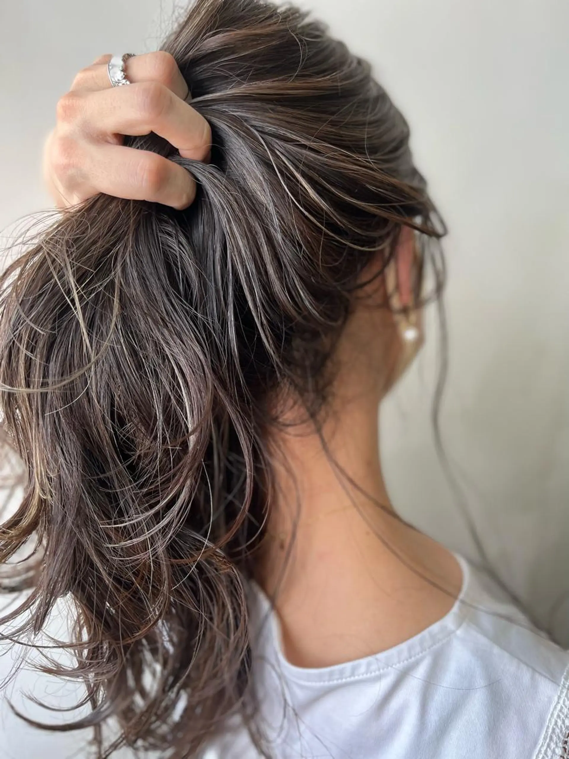 セミロング カラー ハイライトカラー ハイライト ヘアカラー ⭐️ アユミ⭐️のヘアスタイル