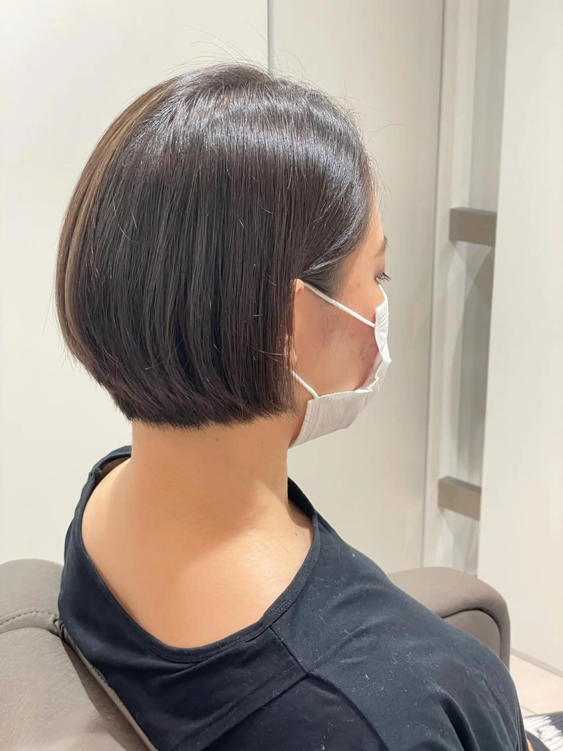 ショート ショートヘア 太田ありさ クリーミーヘアカラーのヘアスタイル