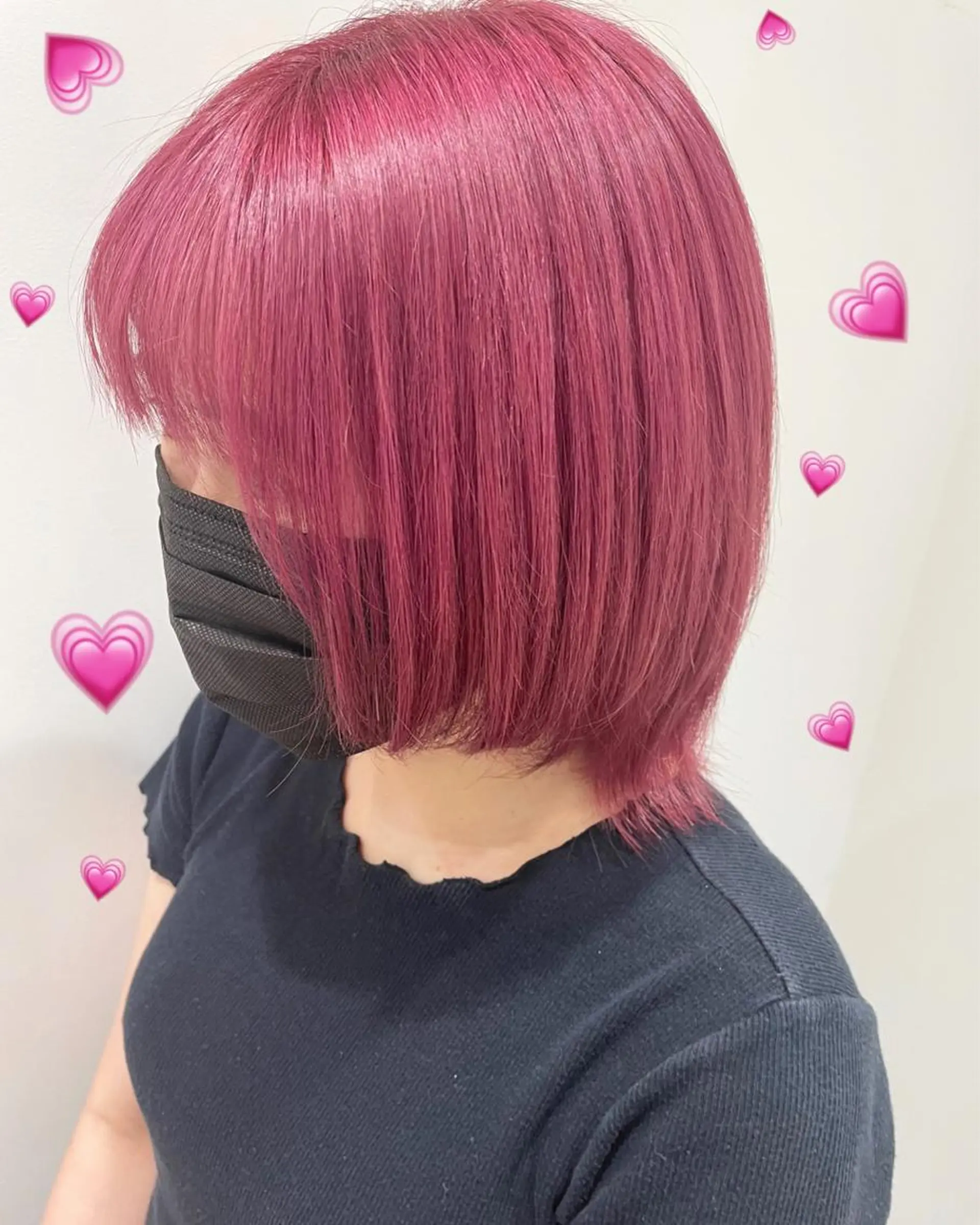 ショート カラー ピンクカラー ヘアカラー トリートメント EMANON新宿東口所属・新宿駅近♡ ♡個室♡三都季🌜のヘアスタイル