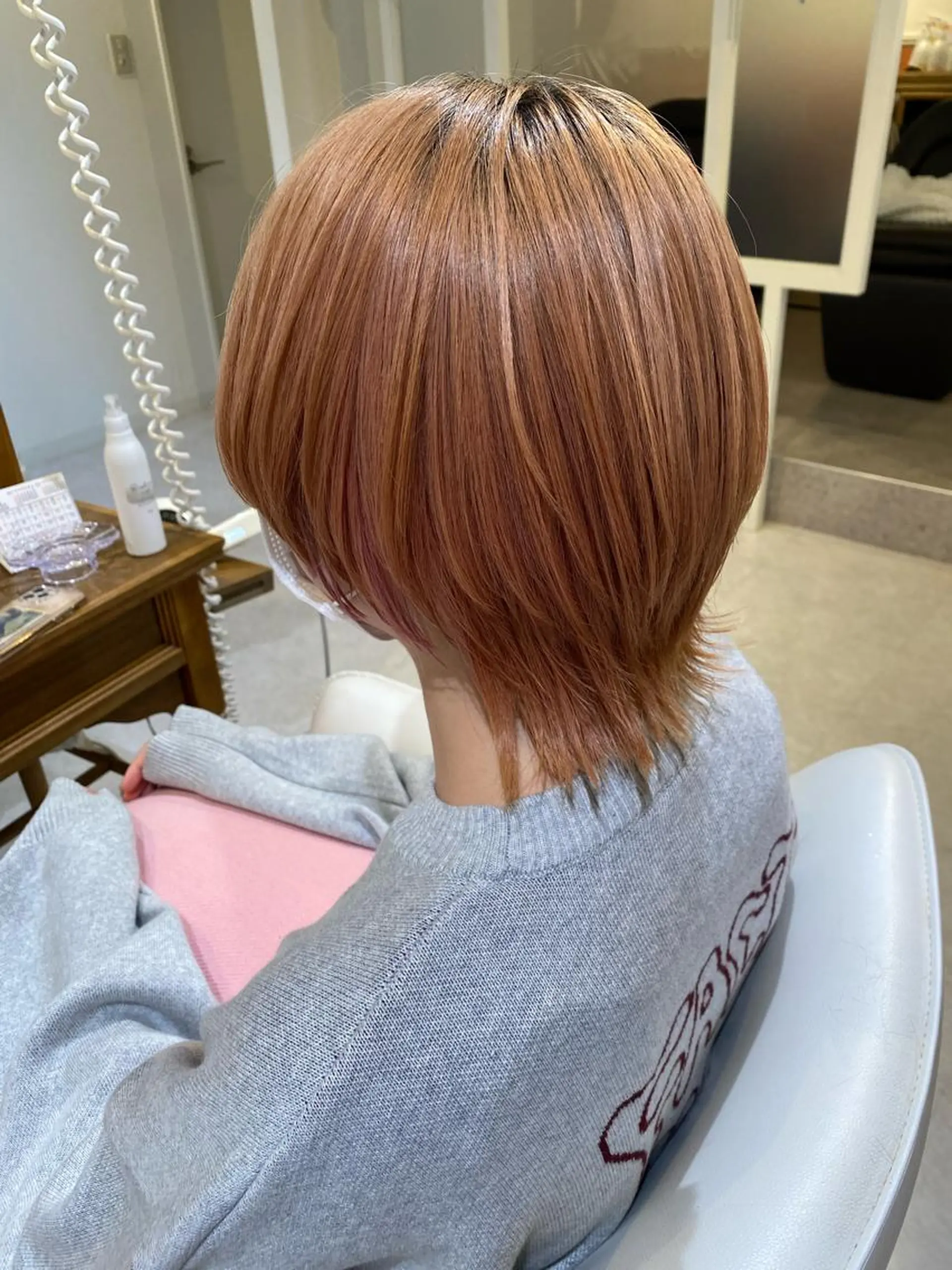ショート カット トリートメント 梛木 唯のヘアスタイル