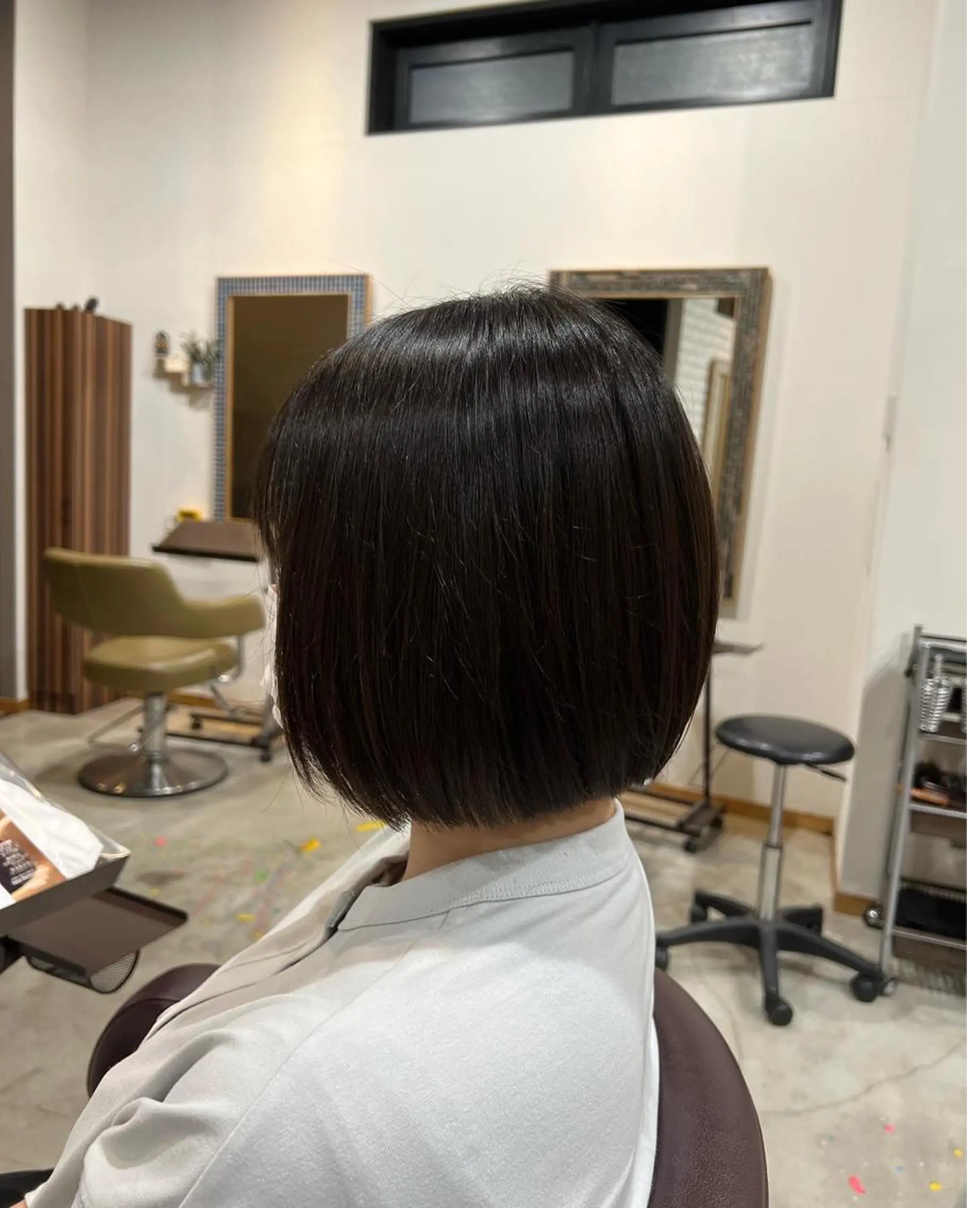ショート ヘアアレンジ キッズ ボブ ハイライト 髪質改善 韓国風ヘア 似合わせカット カット 五反田　美容院☆張 明星☆韓国ヘアのヘアスタイル