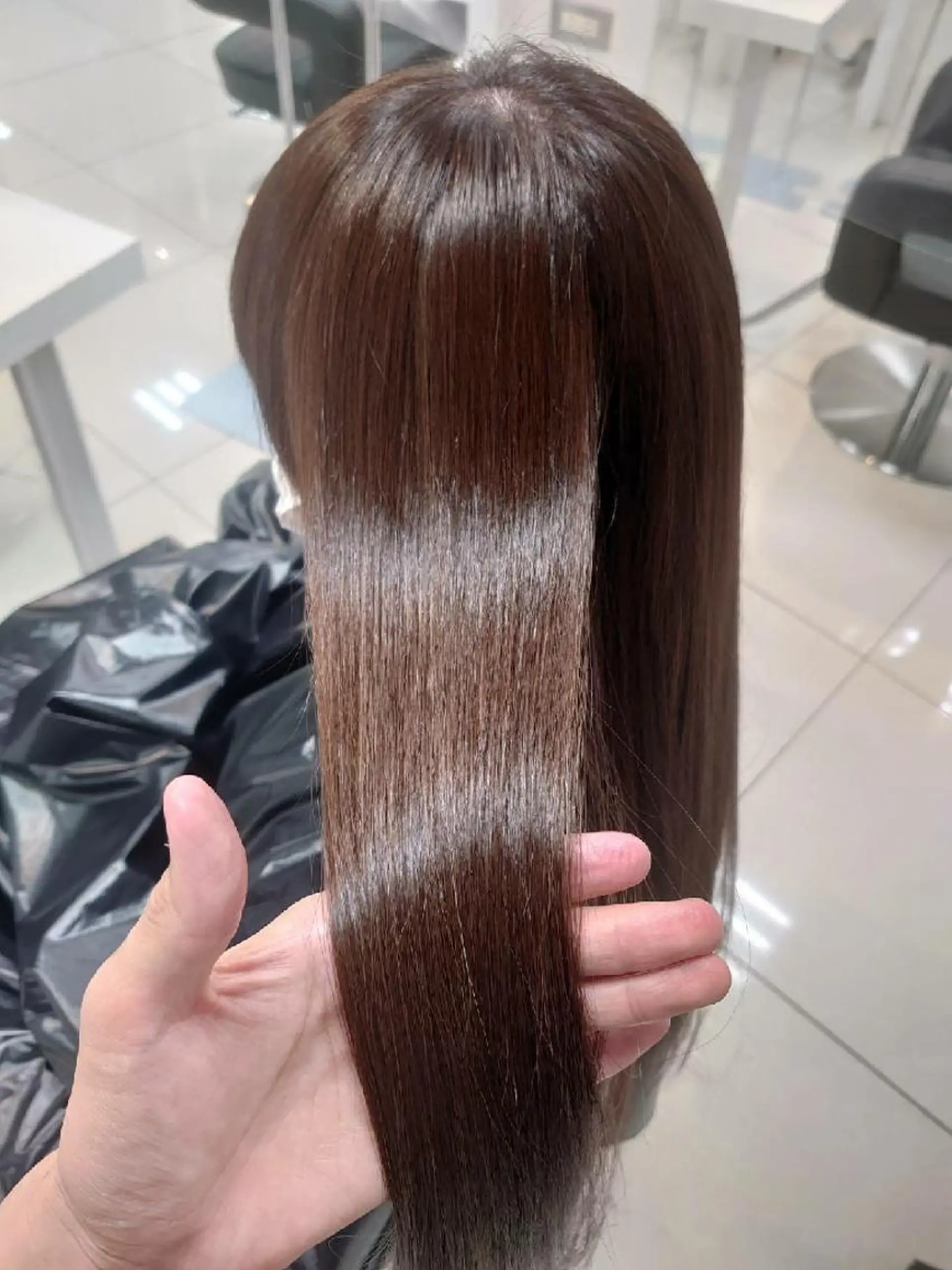 ロング 縮毛矯正 トリートメント 染野 匠のヘアスタイル