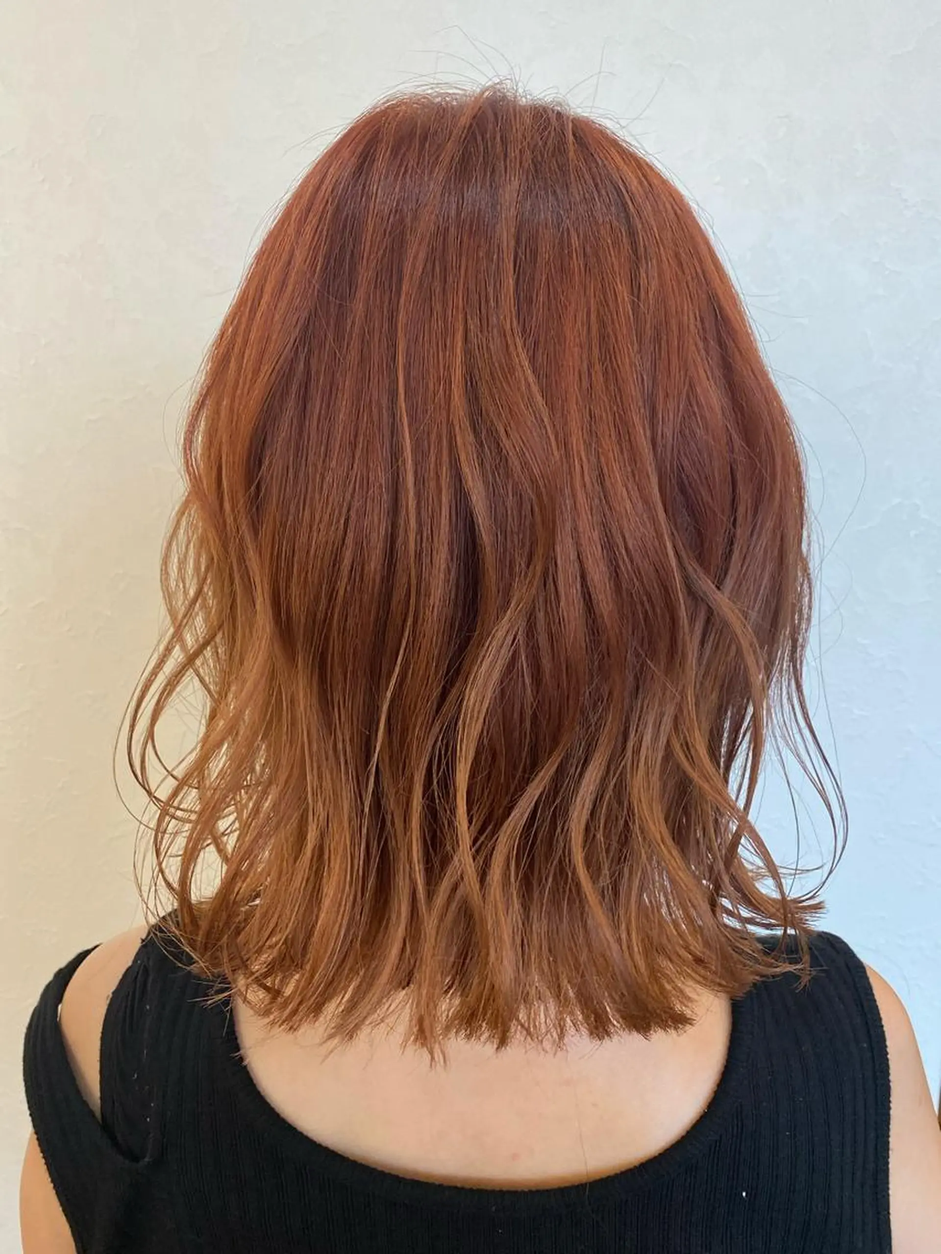 ミディアム カラー カット ヘアカラー トリートメント ✴︎ヒラガカナ✴︎ ECLAT HAIRのヘアスタイル