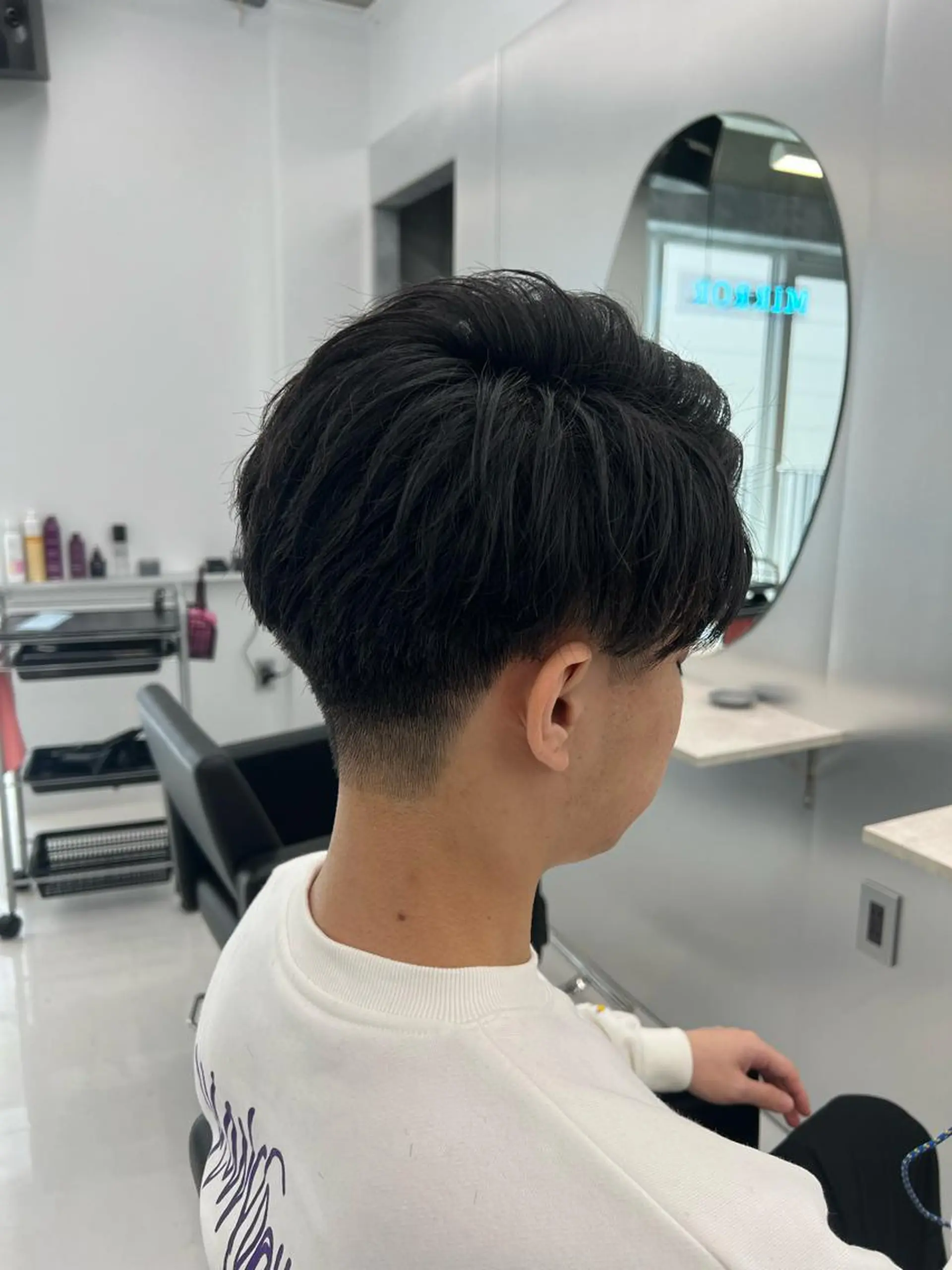 ショート メンズ カット 👑高評価多数エク ステ×ハイトーン唯澄のヘアスタイル