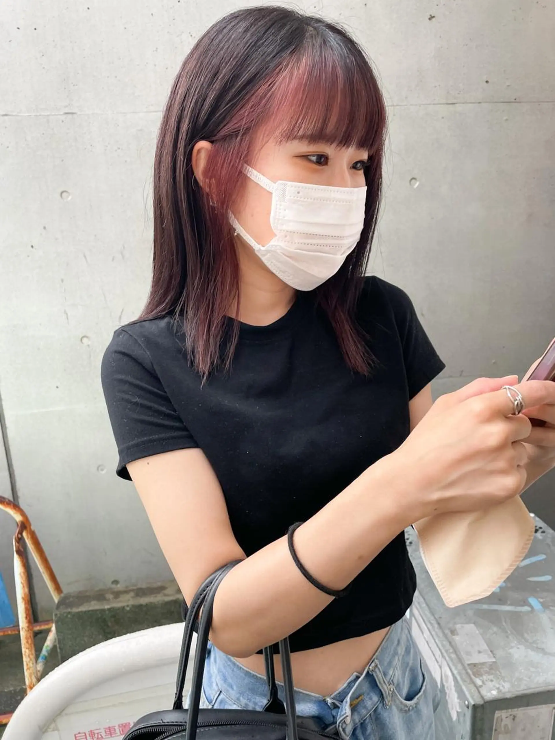 ミディアム 透明感カラー🥣 大平優香のヘアスタイル
