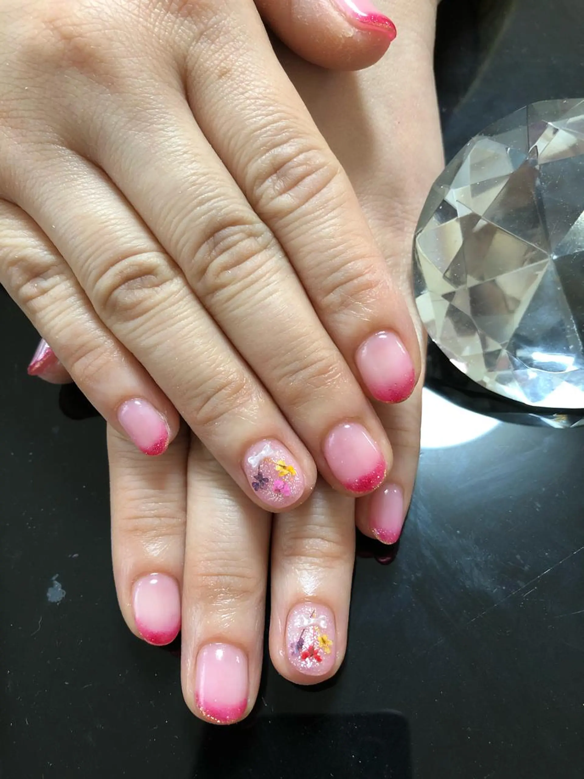 ショート ハンドネイル ハンドケア 💎ビューティサロン 湘南　RIRAN💎のネイルデザイン