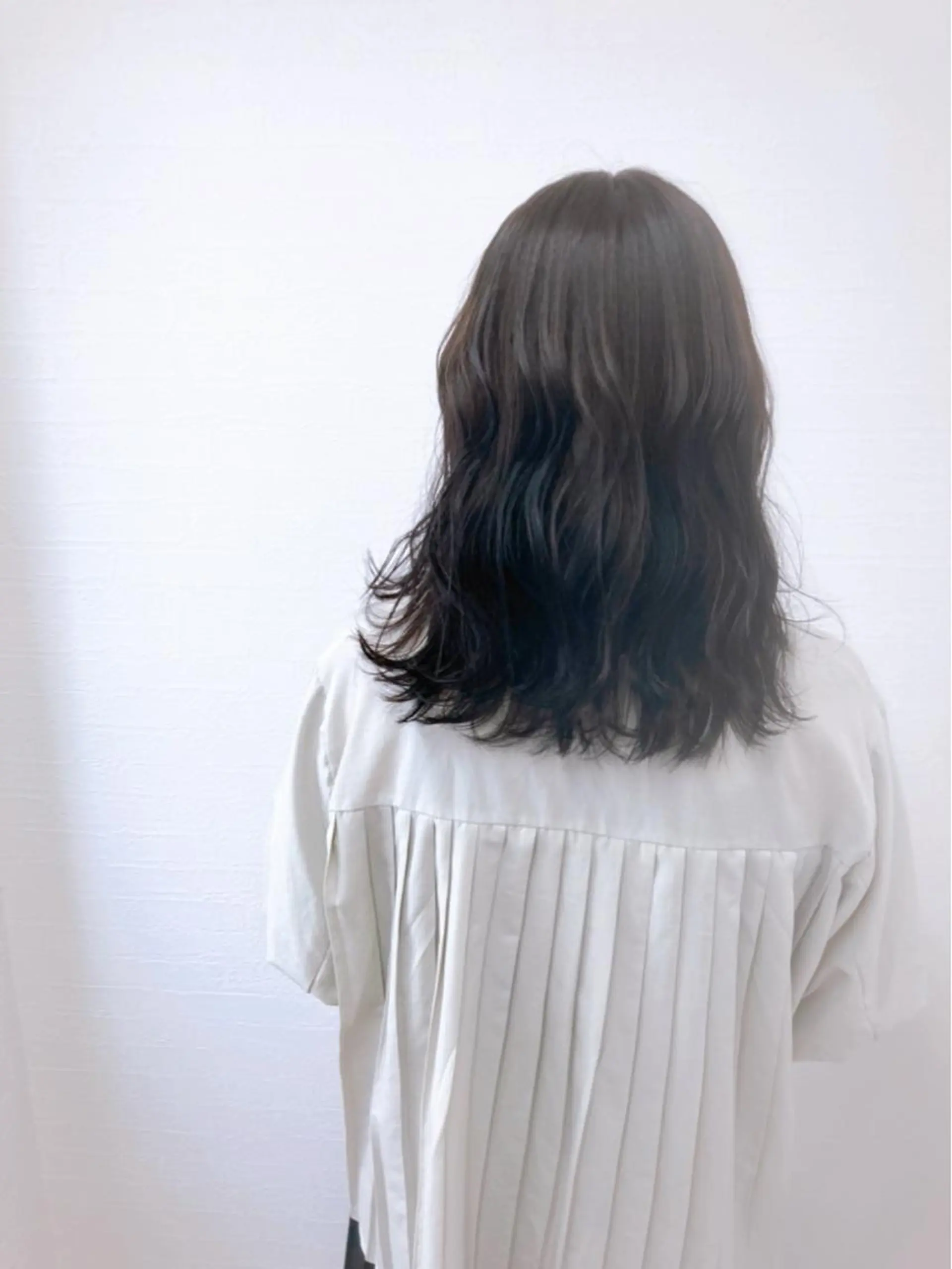 セミロング カラー ヘアカラー 星野 美沙のヘアスタイル