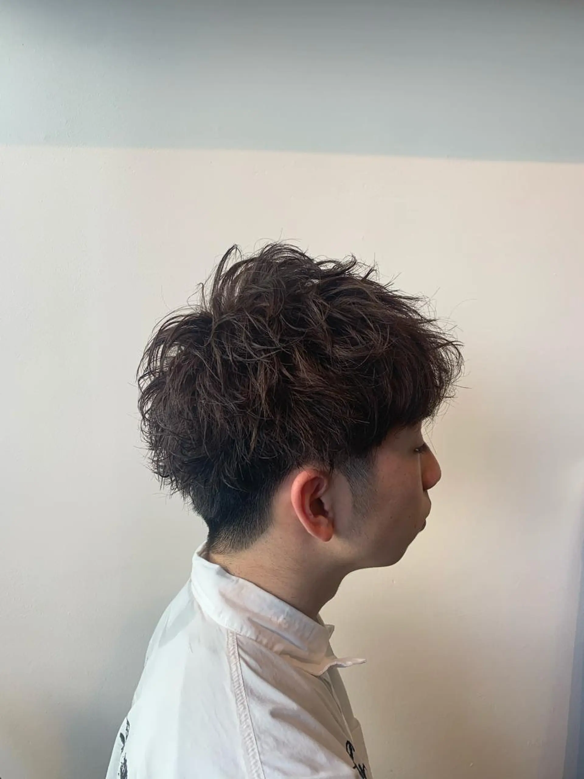 ショート カット パーマ トリートメント ヘッドスパ ヘアセット 山口 竣也のヘアスタイル